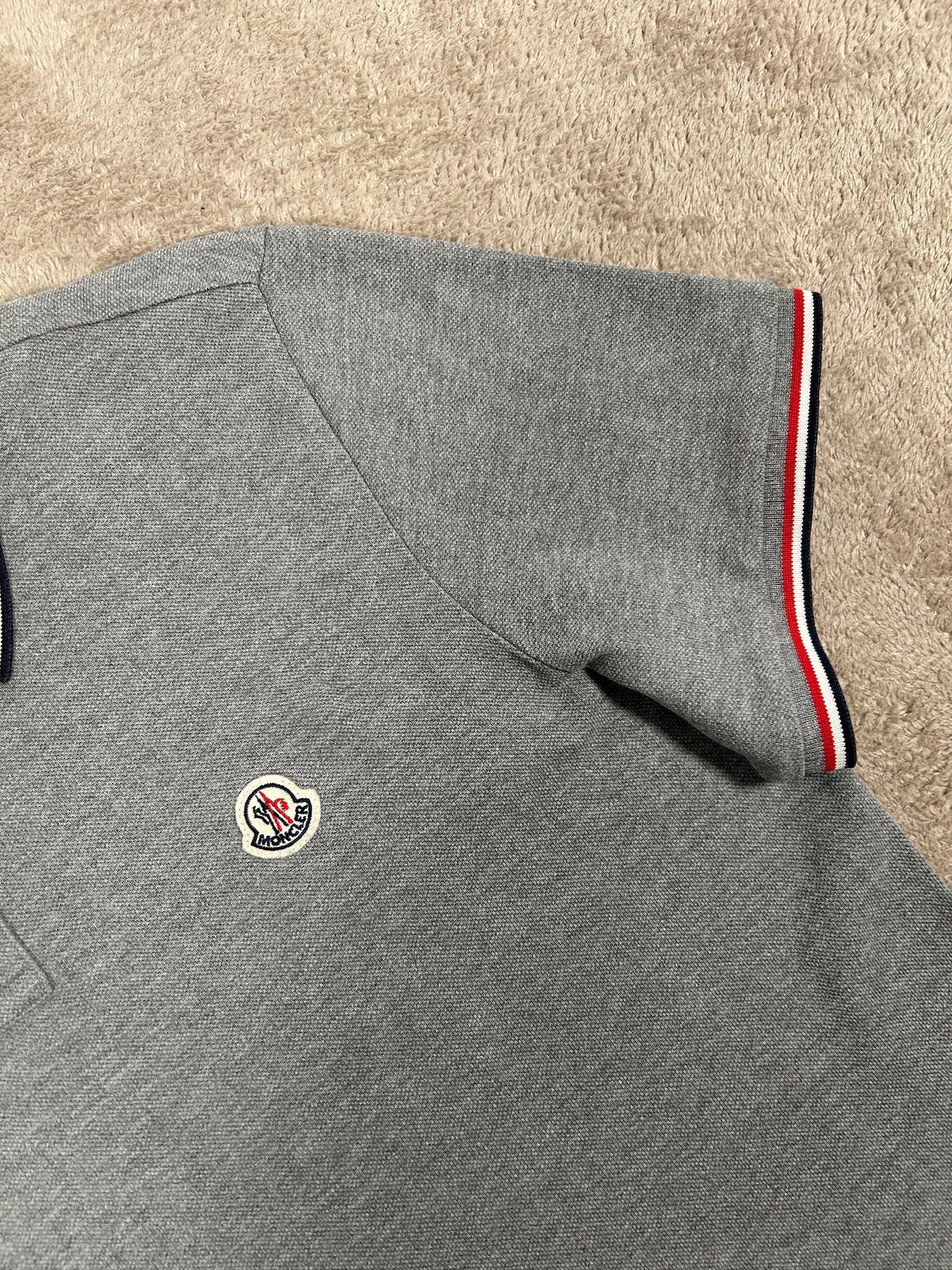 Moncler Tricolour Polo Shirt