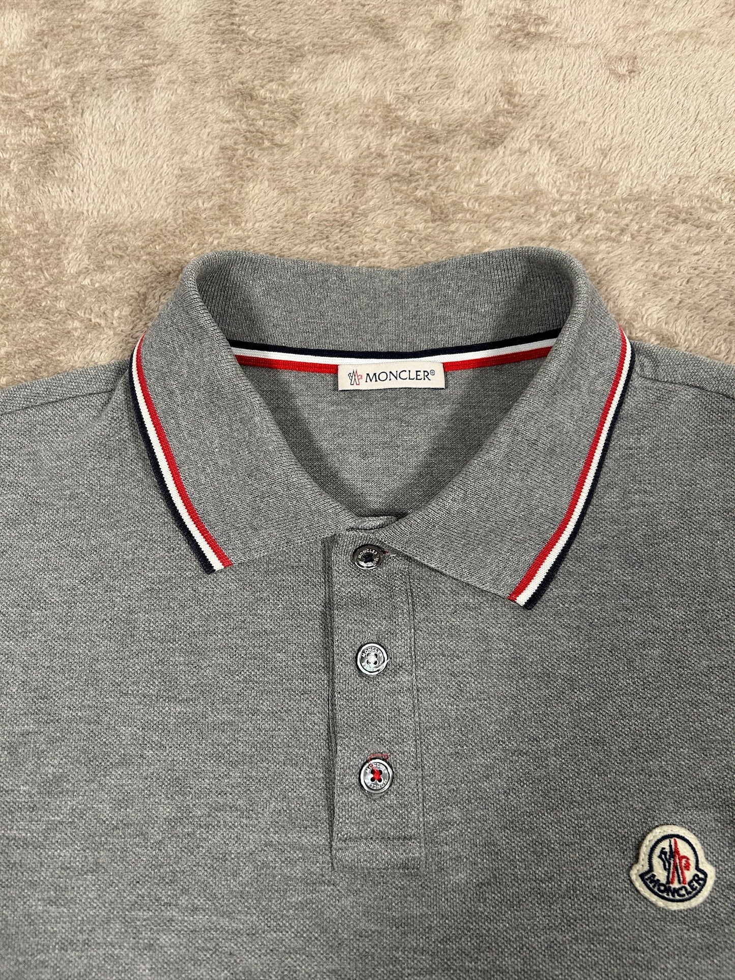 Moncler Tricolour Polo Shirt