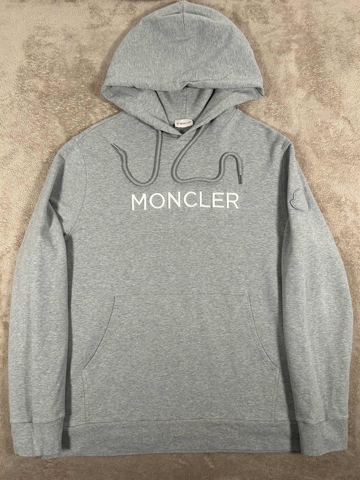Moncler Spell Out Logo Hoodie
