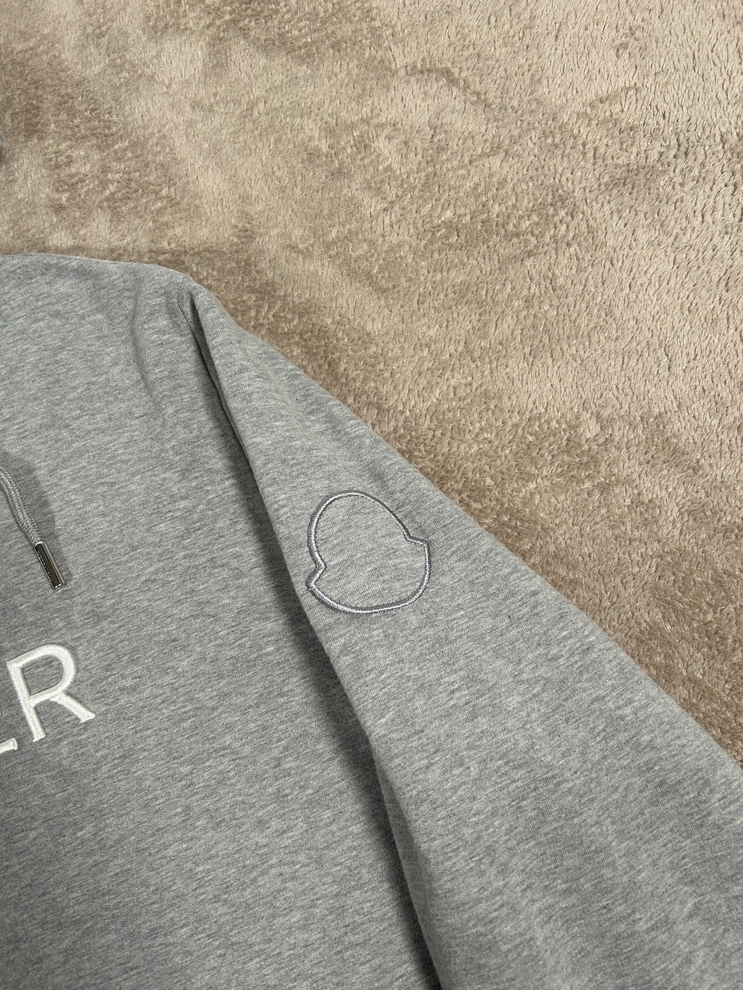 Moncler Spell Out Logo Hoodie