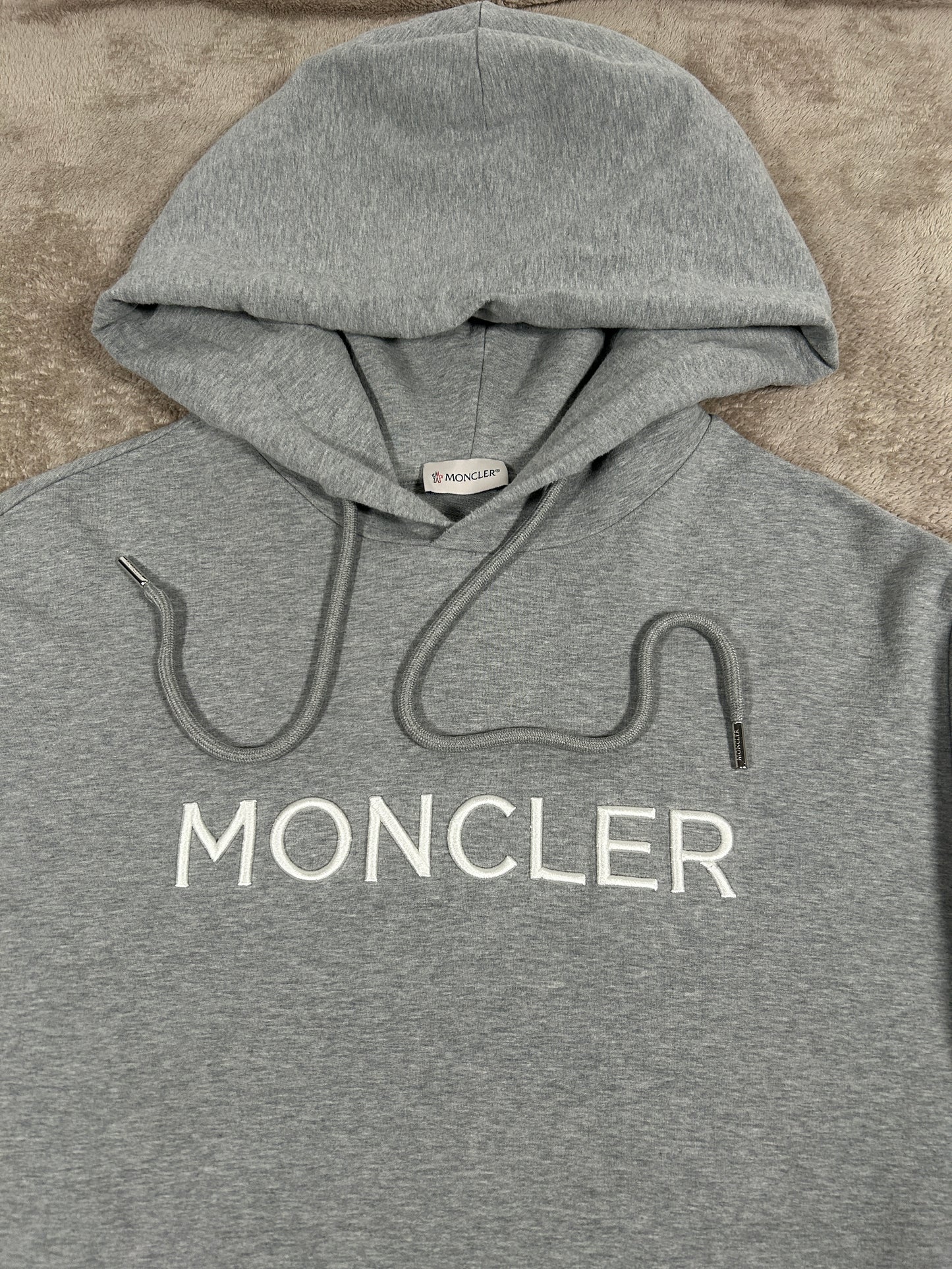 Moncler Spell Out Logo Hoodie