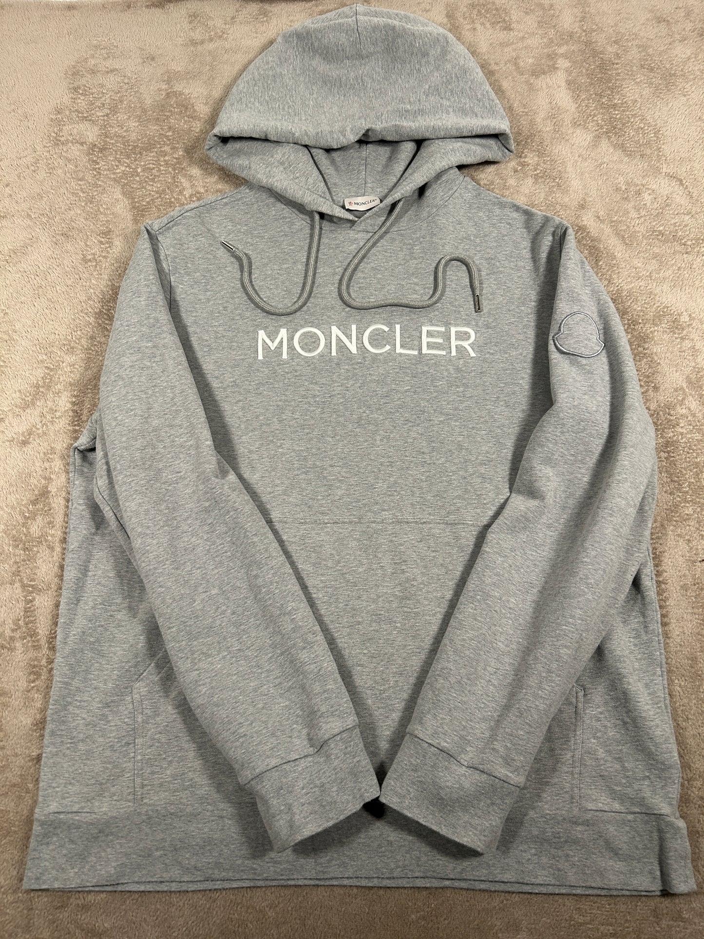 Moncler Spell Out Logo Hoodie