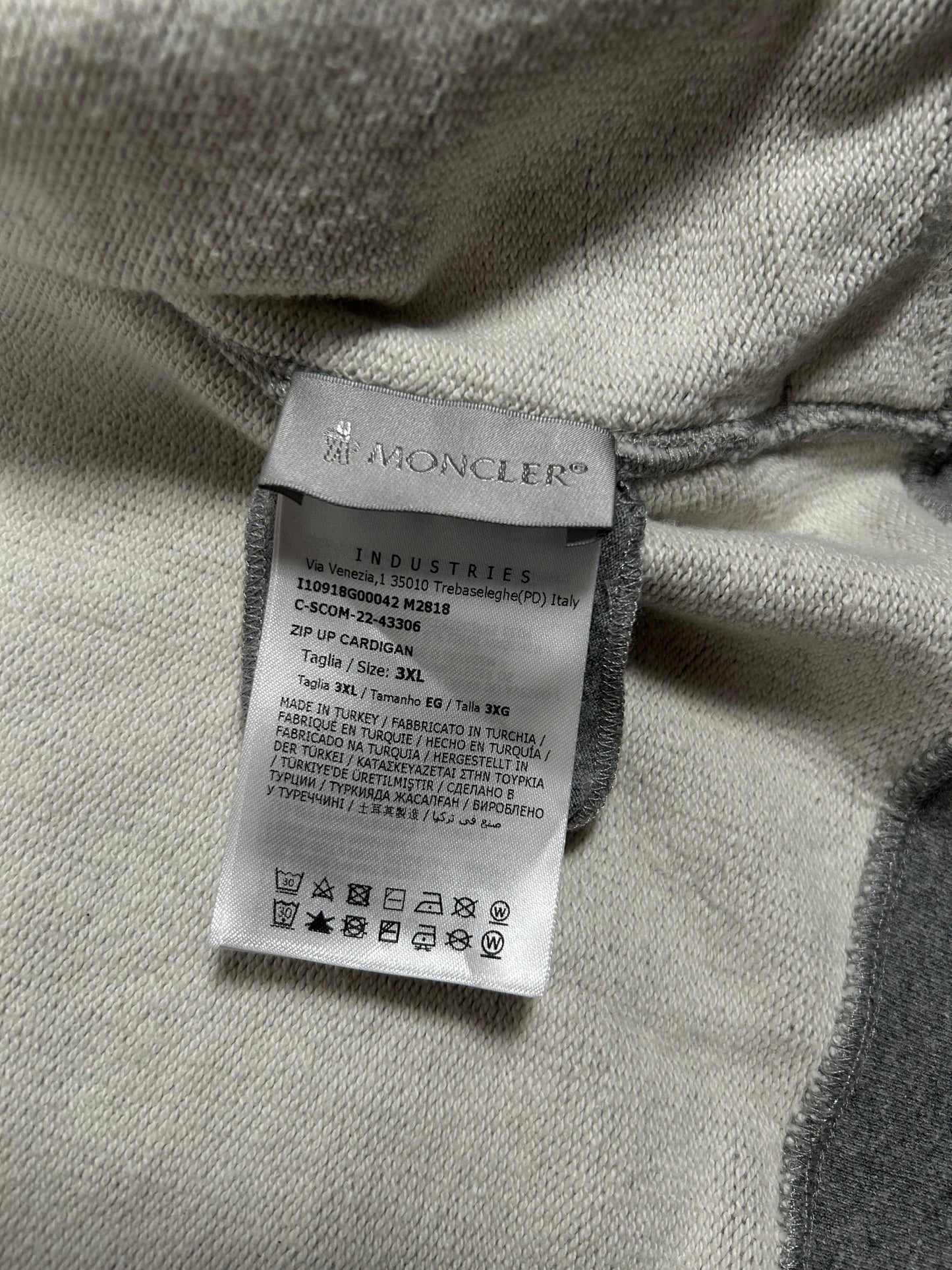 Moncler White Label Zip Hoodie