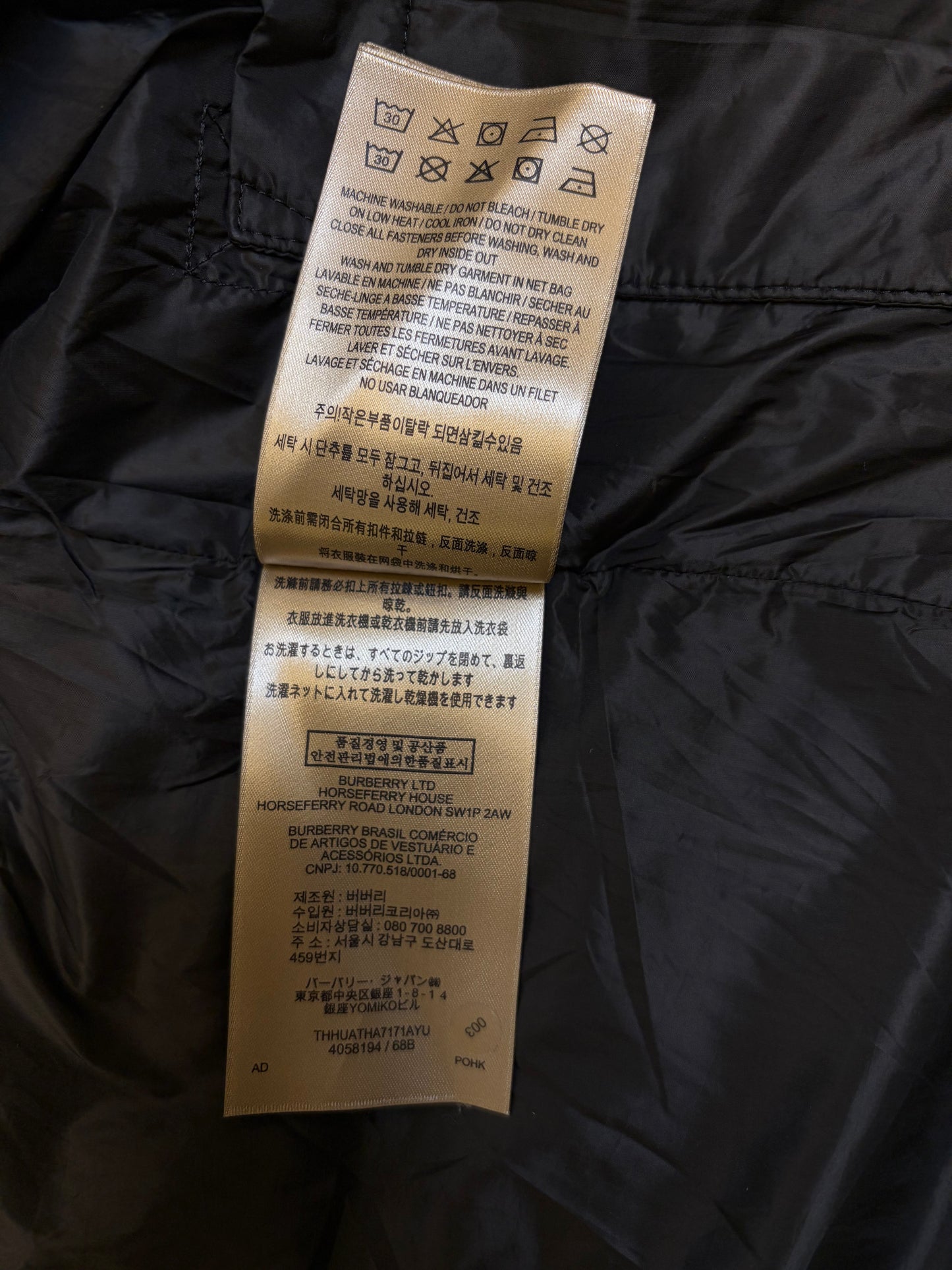 Burberry Lockwell Vest Jacket (Fits M)