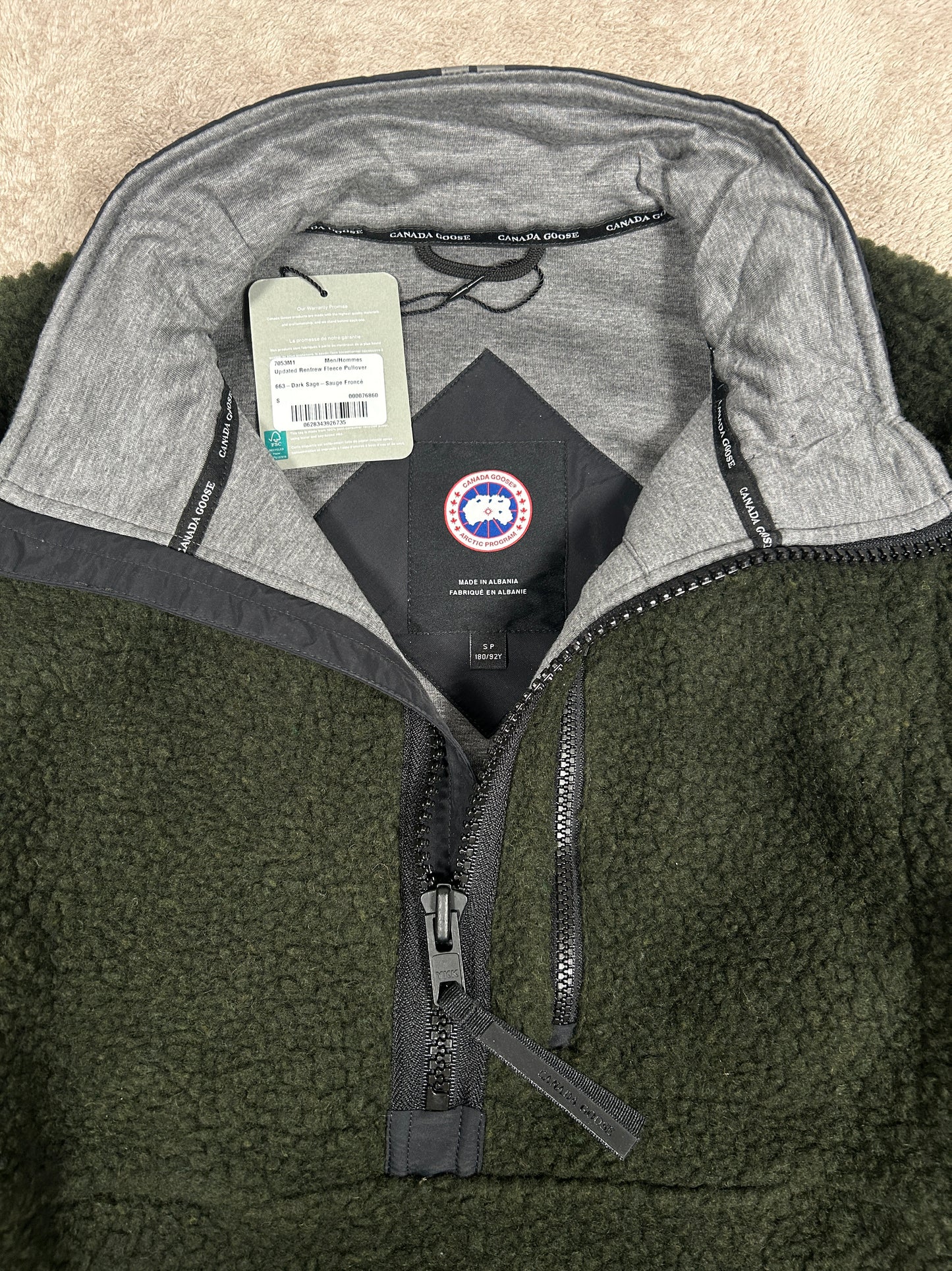 Canada Goose Renfrew Fleecejacka BNWT - Small/Medium