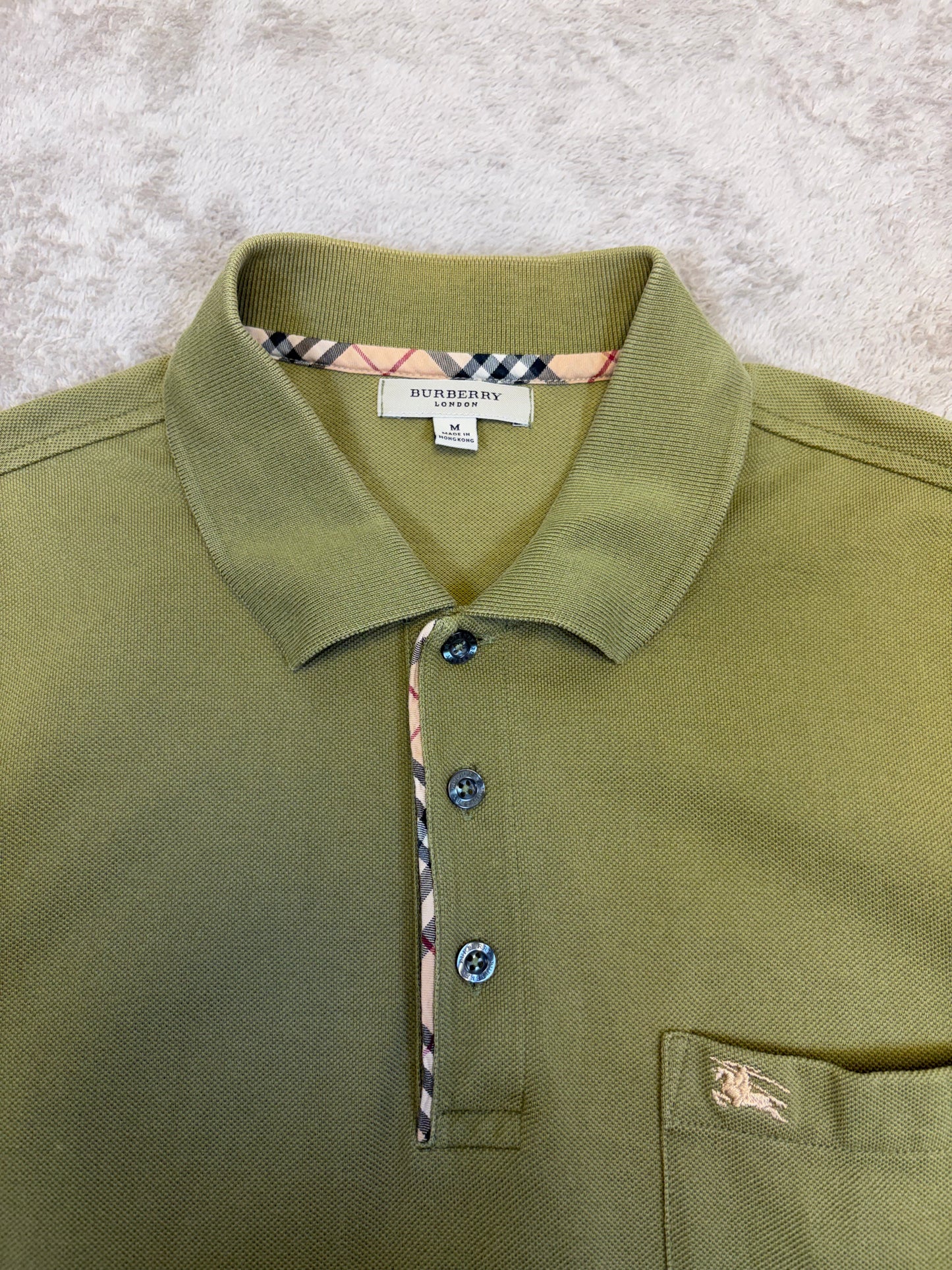 Burberry Check Polo Shirt