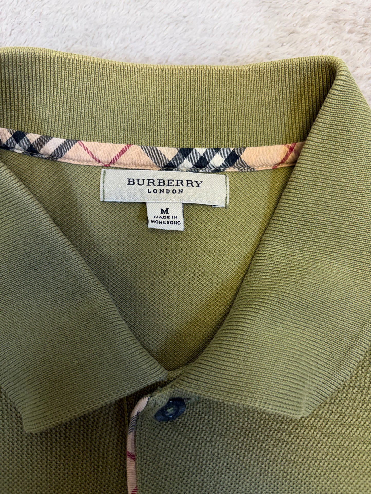 Burberry Check Polo Shirt