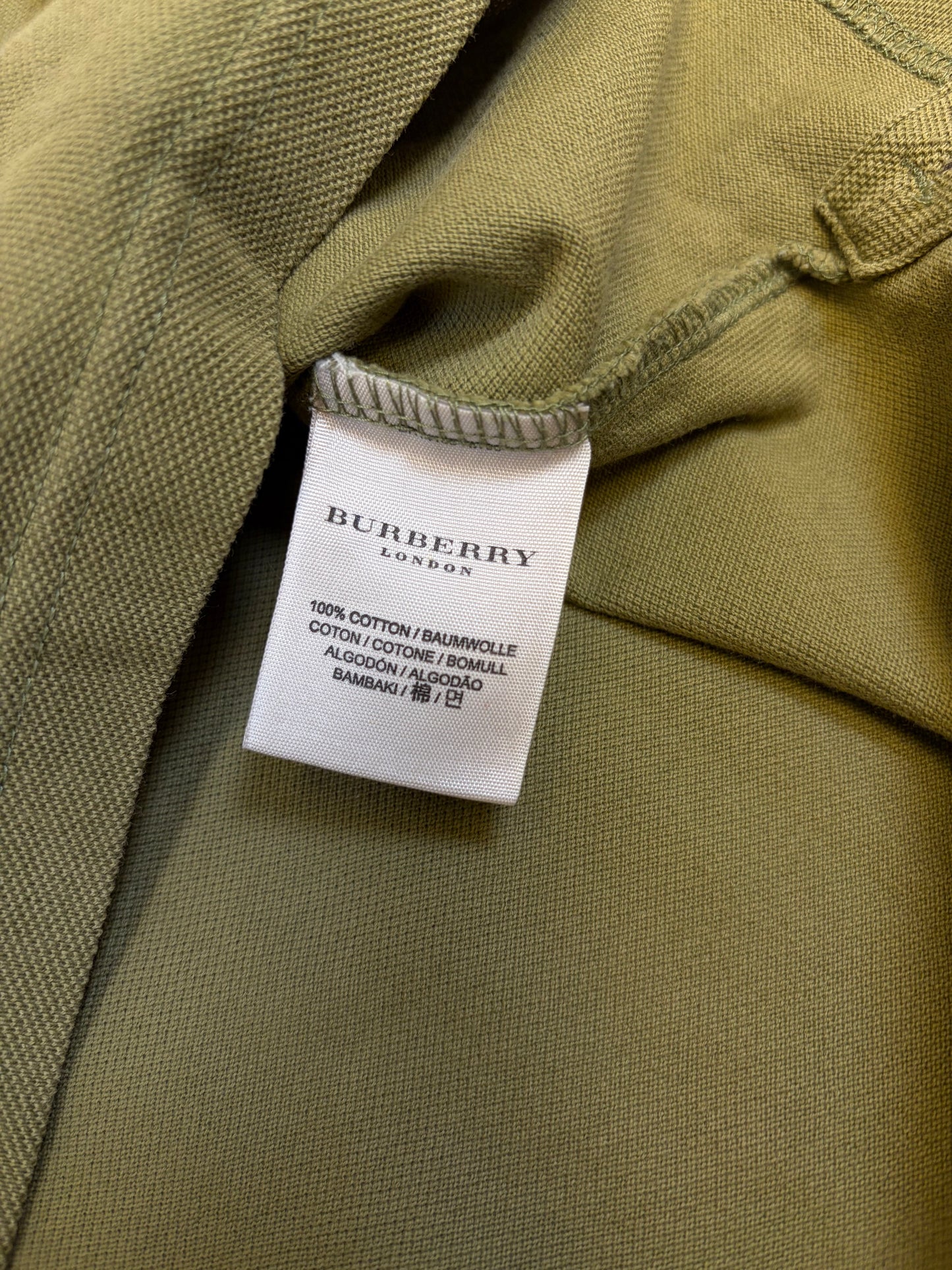 Burberry Check Polo Shirt