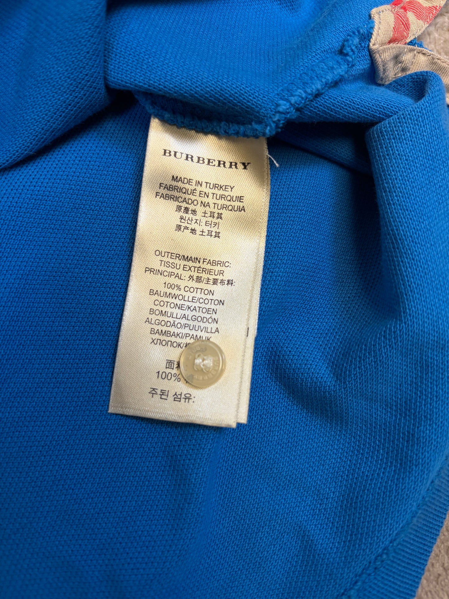 Burberry Check Polo Shirt