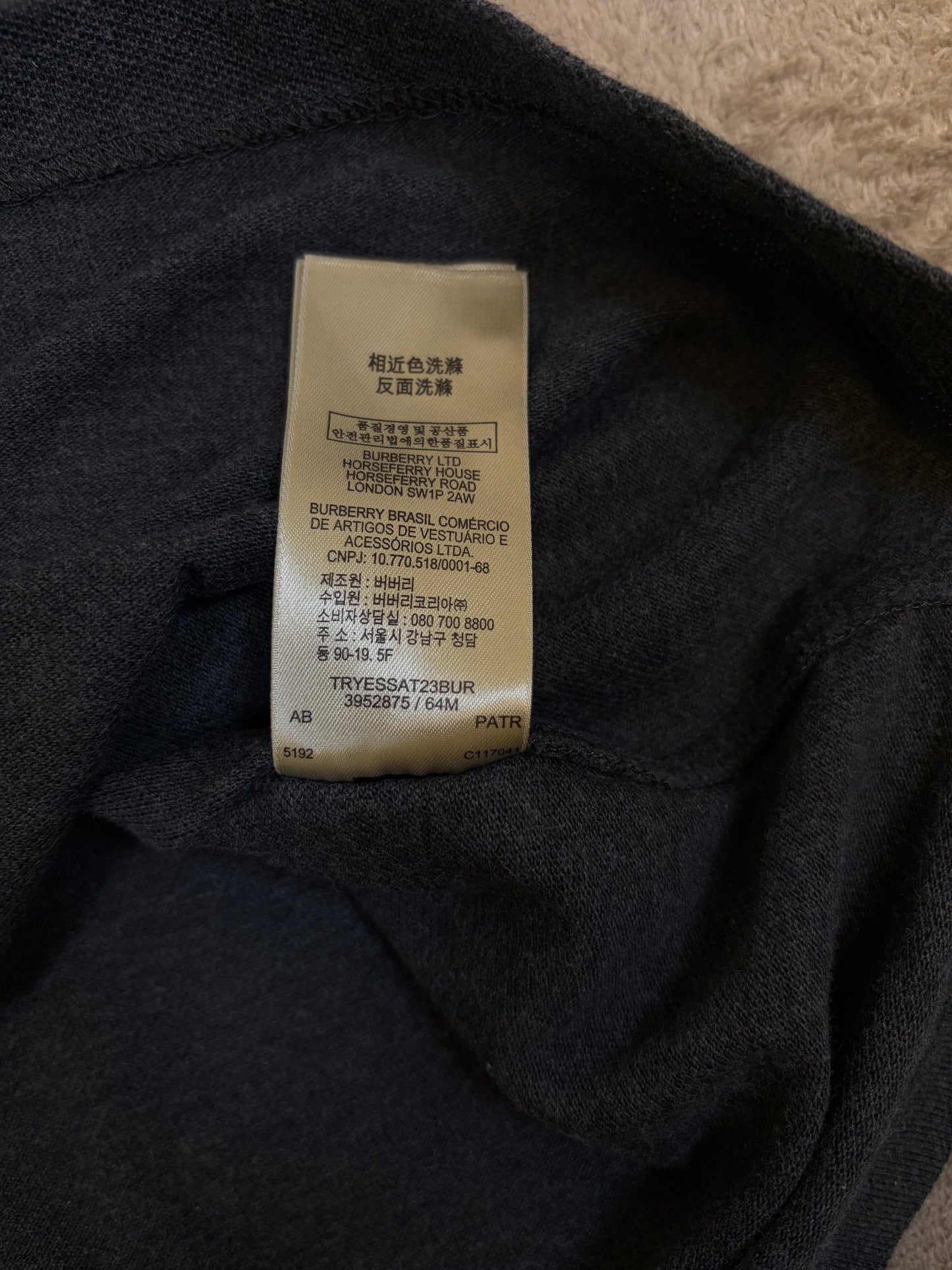 Burberry Check Polo Shirt