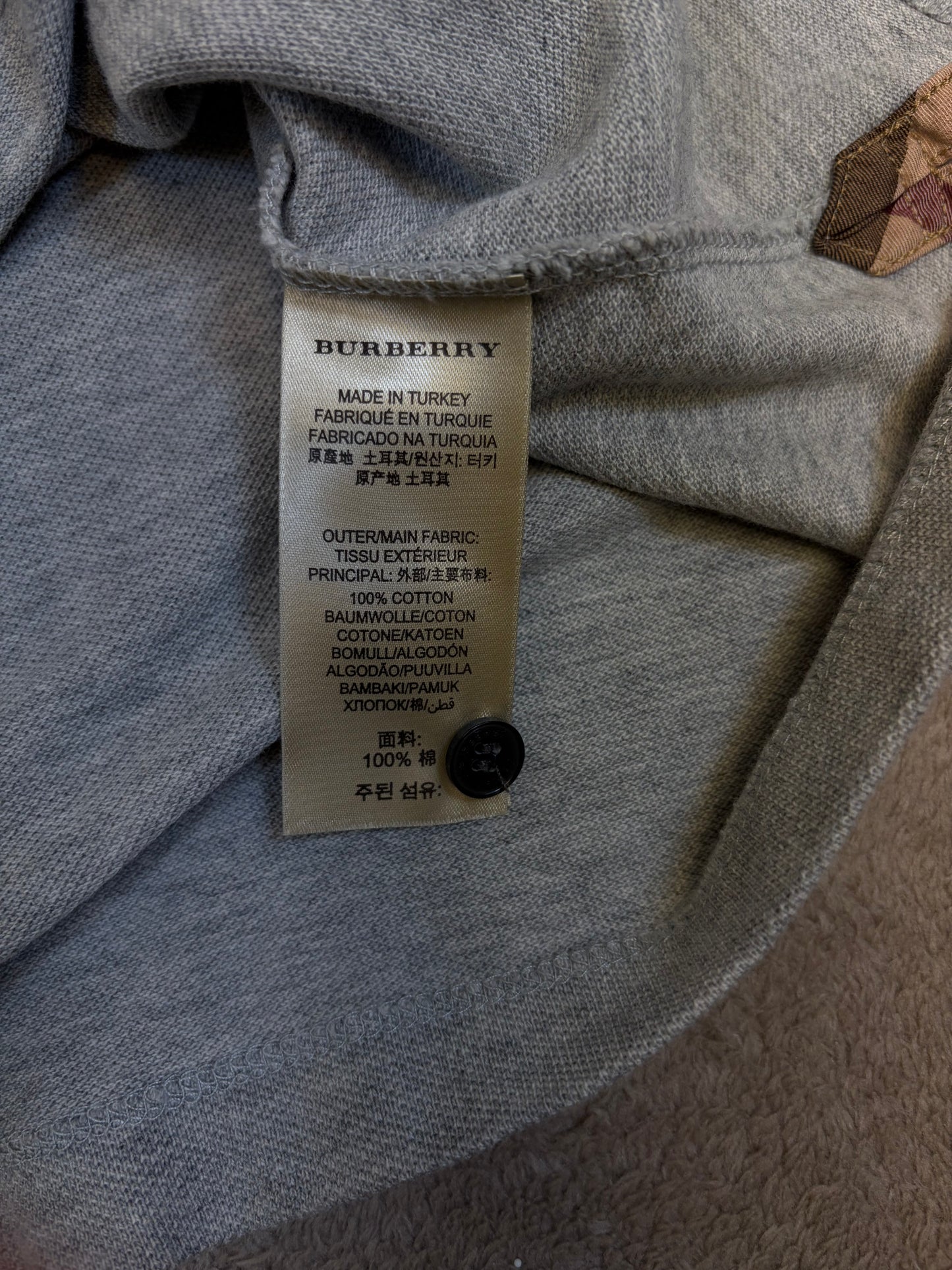 Burberry Check Polo Shirt