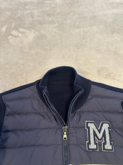 Moncler Padded & Knitted "M" Logo Cardigan KIDS