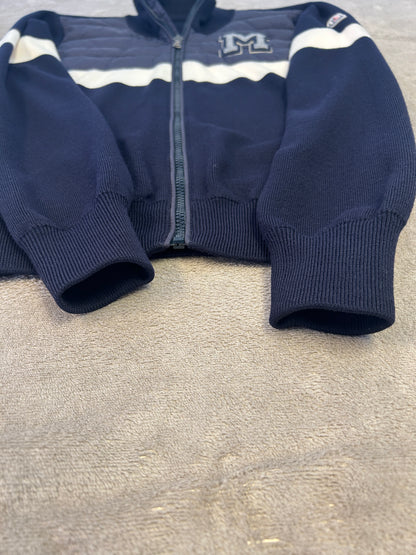 Moncler Padded & Knitted "M" Logo Cardigan KIDS