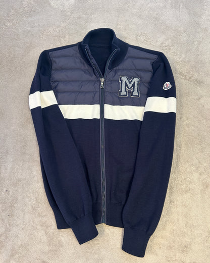 Moncler Padded & Knitted "M" Logo Cardigan KIDS