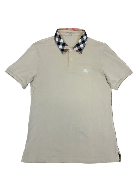 Burberry Check Collar Polo Shirt