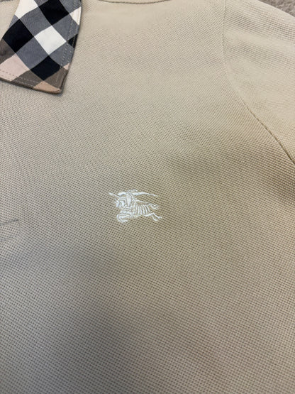 Burberry Check Collar Polo Shirt