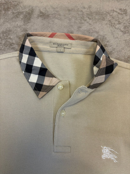 Burberry Check Collar Polo Shirt