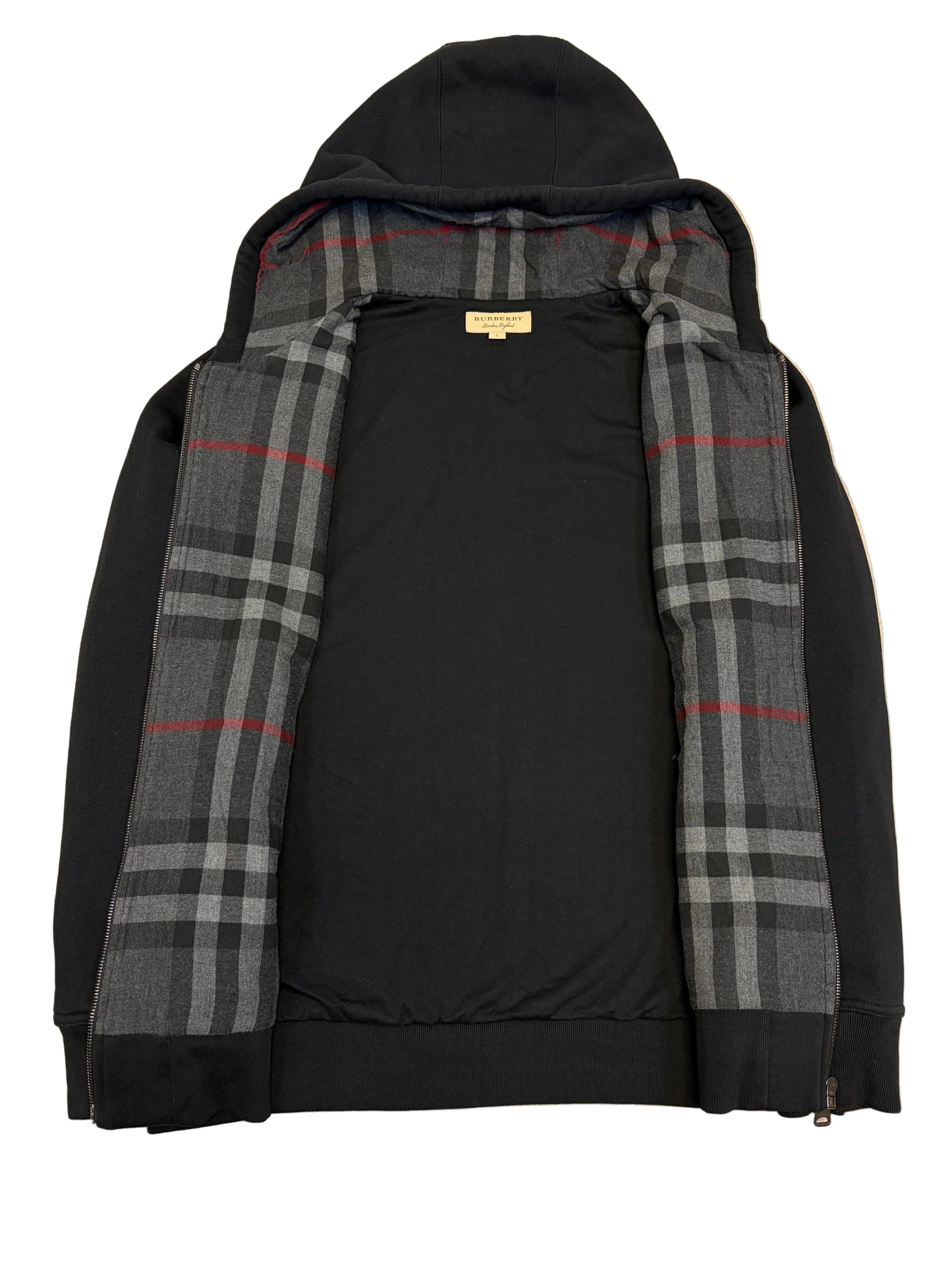 Burberry Check Hoodie (Fits L/XL)