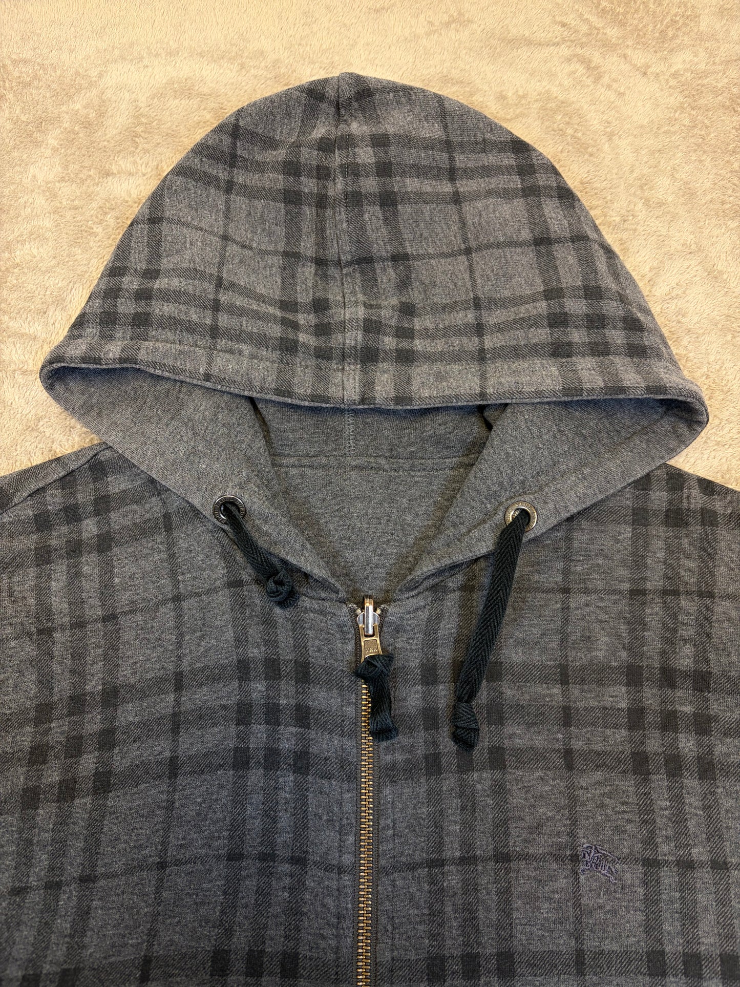 Burberry Reversible Check Hoodie