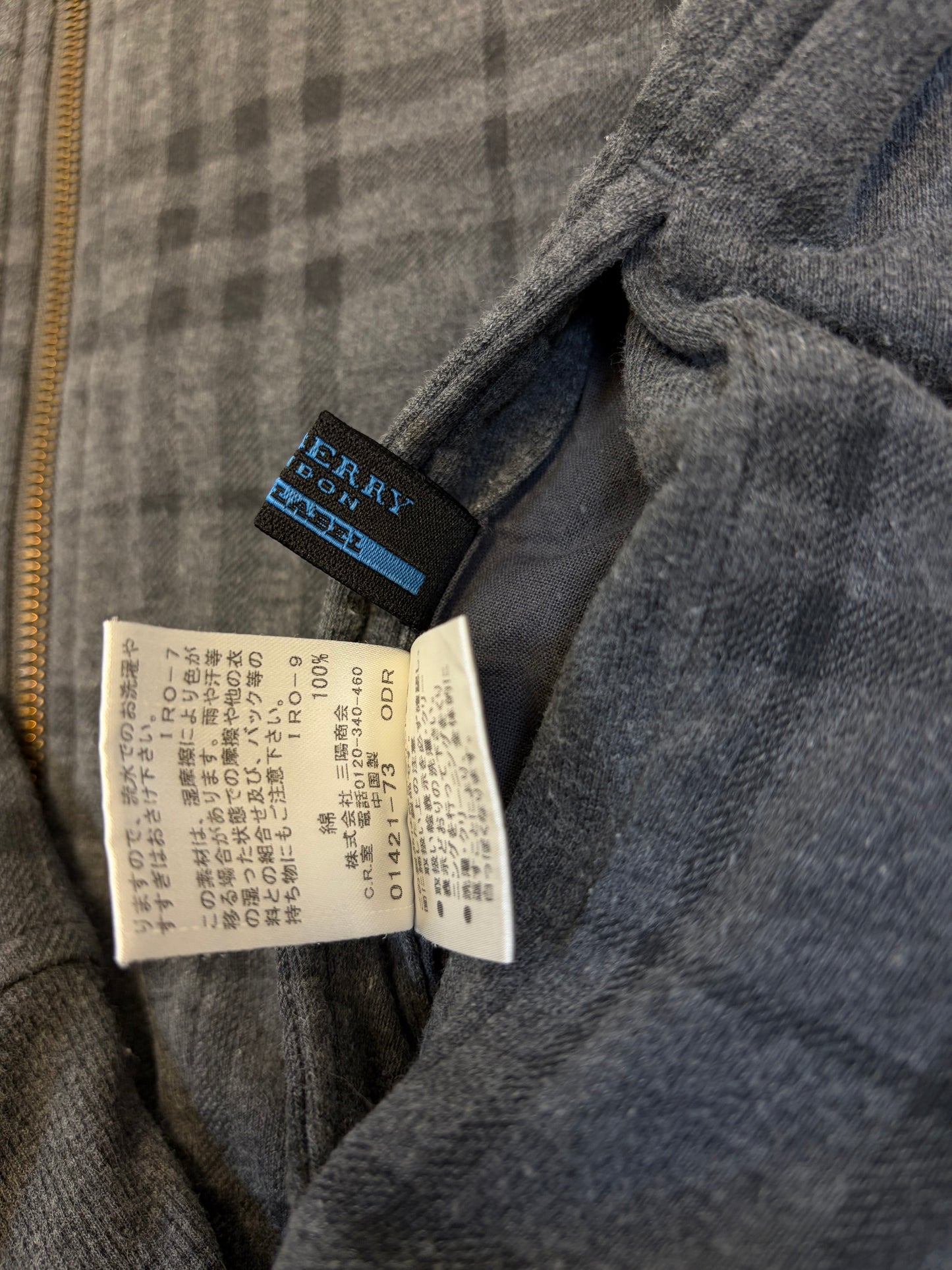 Burberry Reversible Check Hoodie