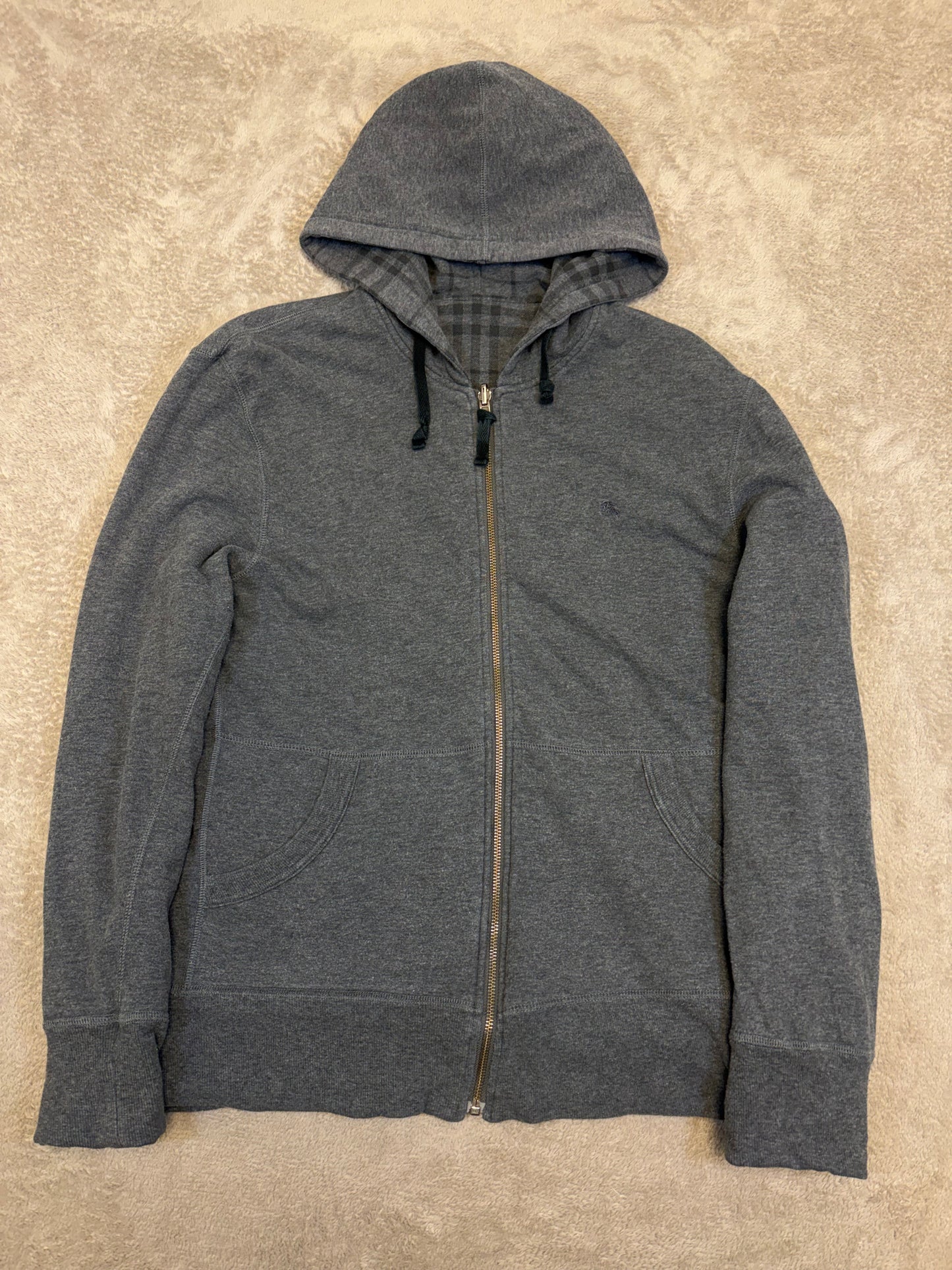 Burberry Reversible Check Hoodie