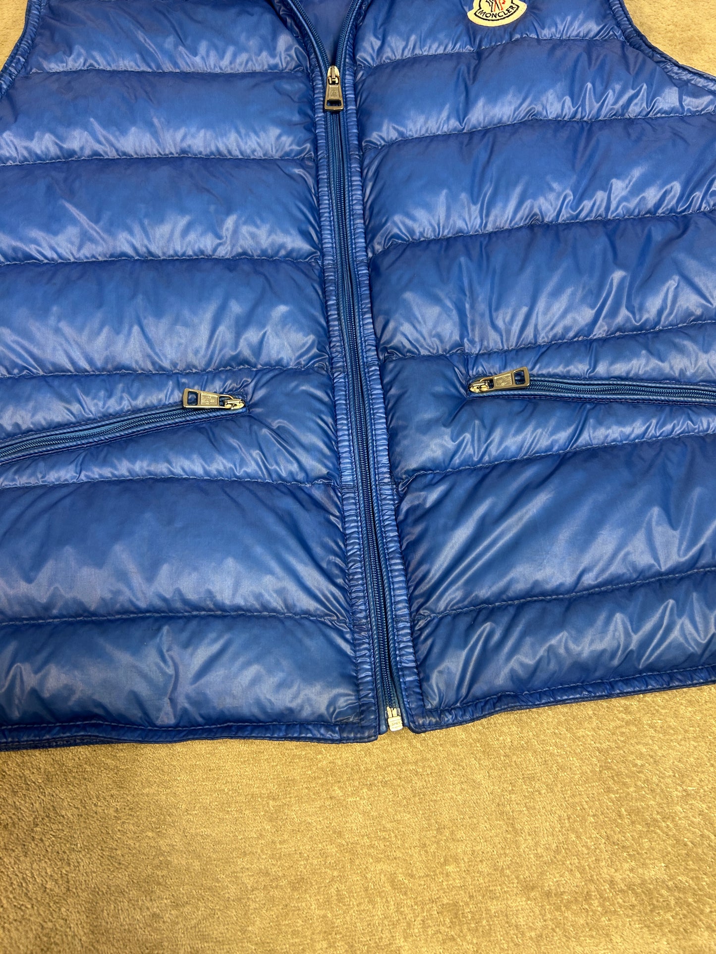 Moncler Gui Lightweight Vest - Light Blue