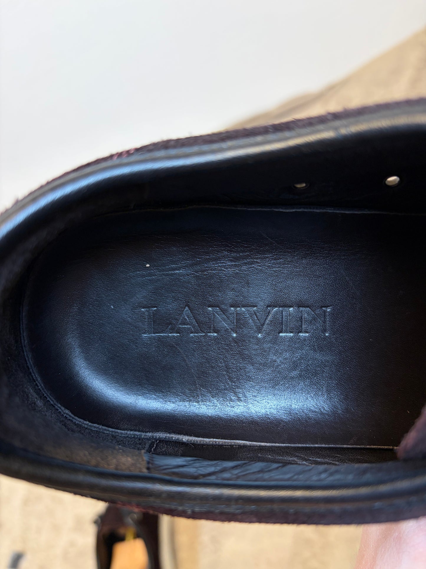 Lanvin Cap Toe Sneakers