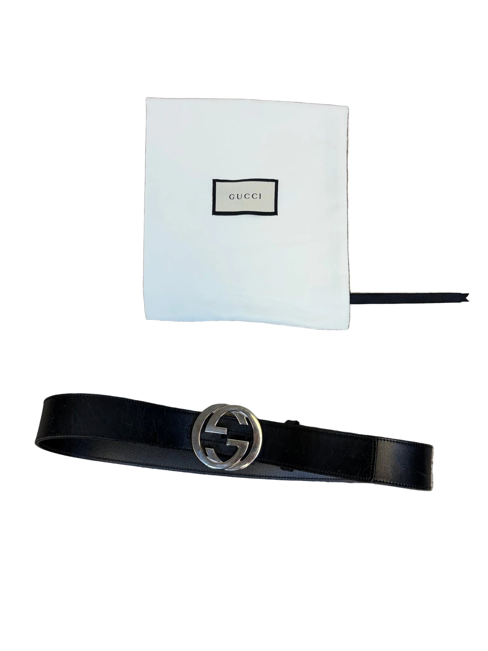 Gucci GG Buckle Belt (Fits W31-33)