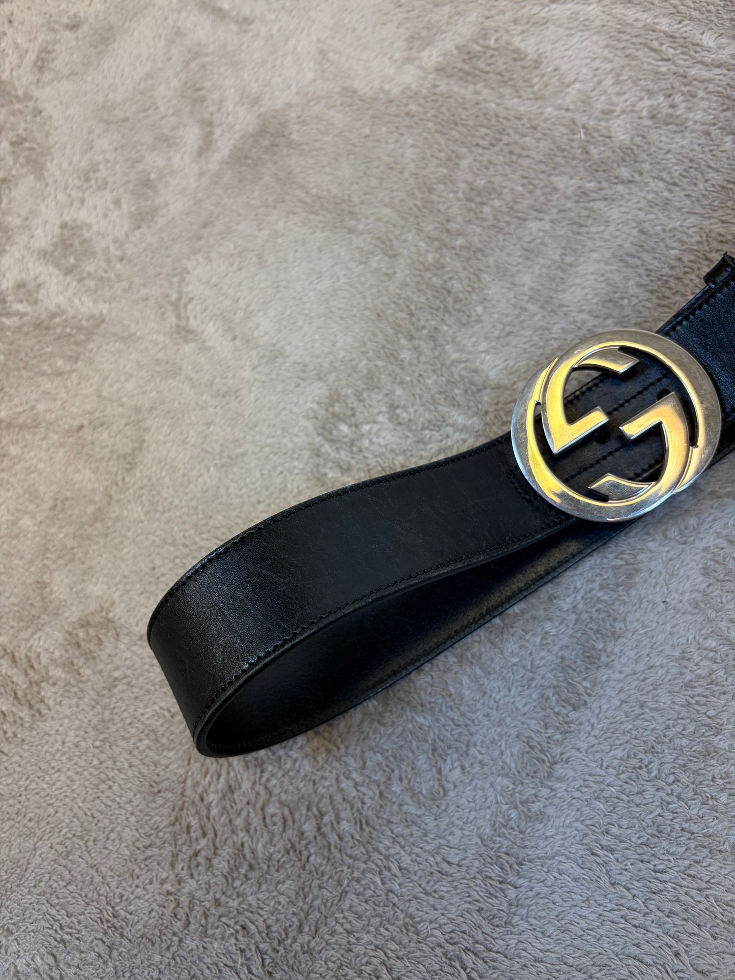 Gucci GG Buckle Belt (Fits W31-33)