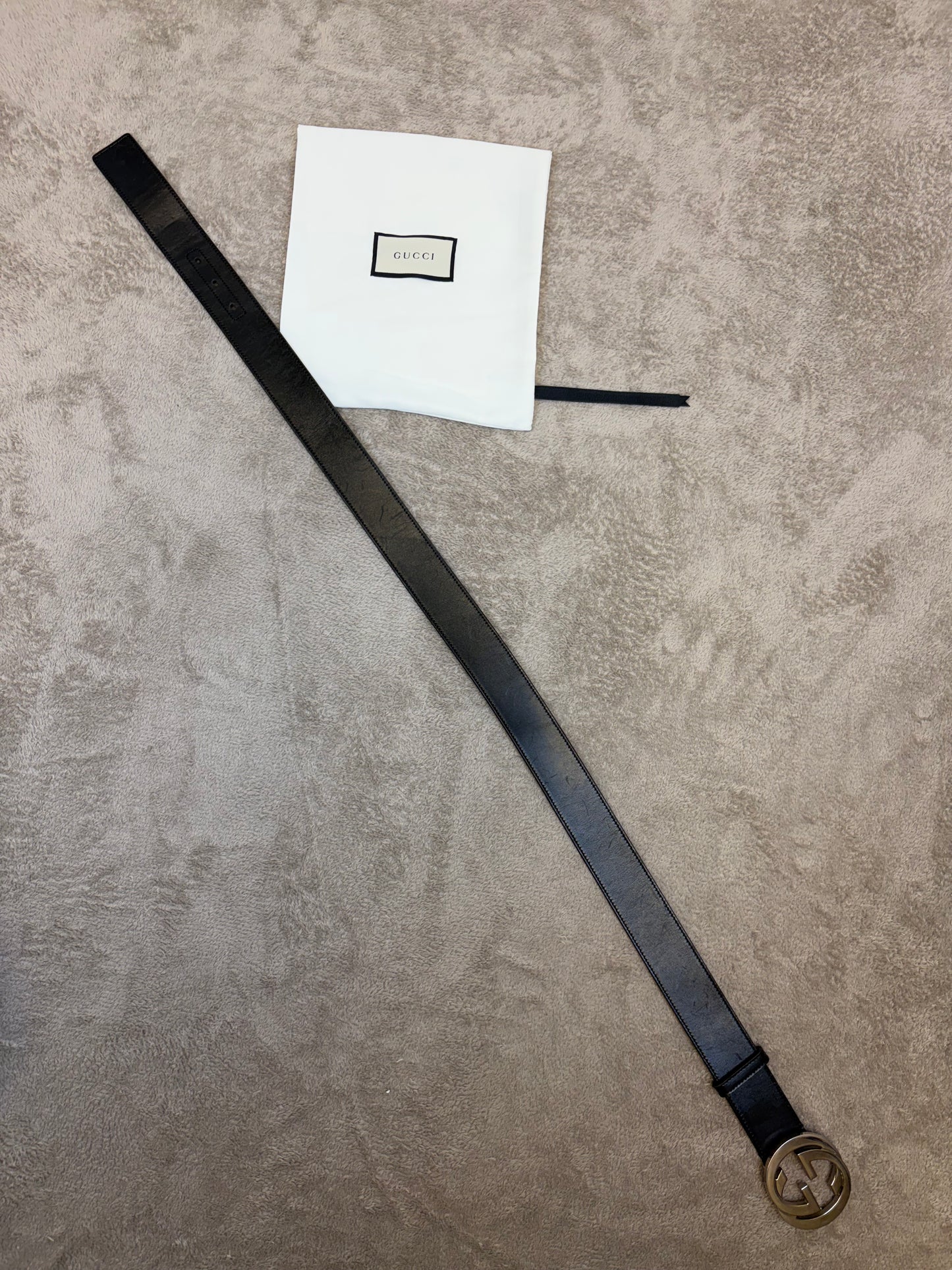 Gucci GG Buckle Belt (Fits W31-33)