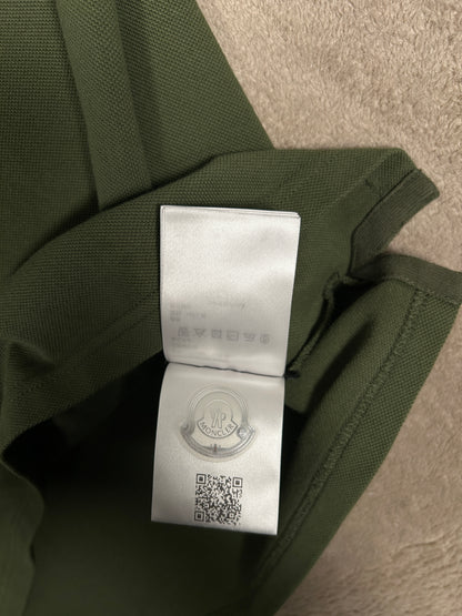 Moncler Tricolur Polo Shirt - Green
