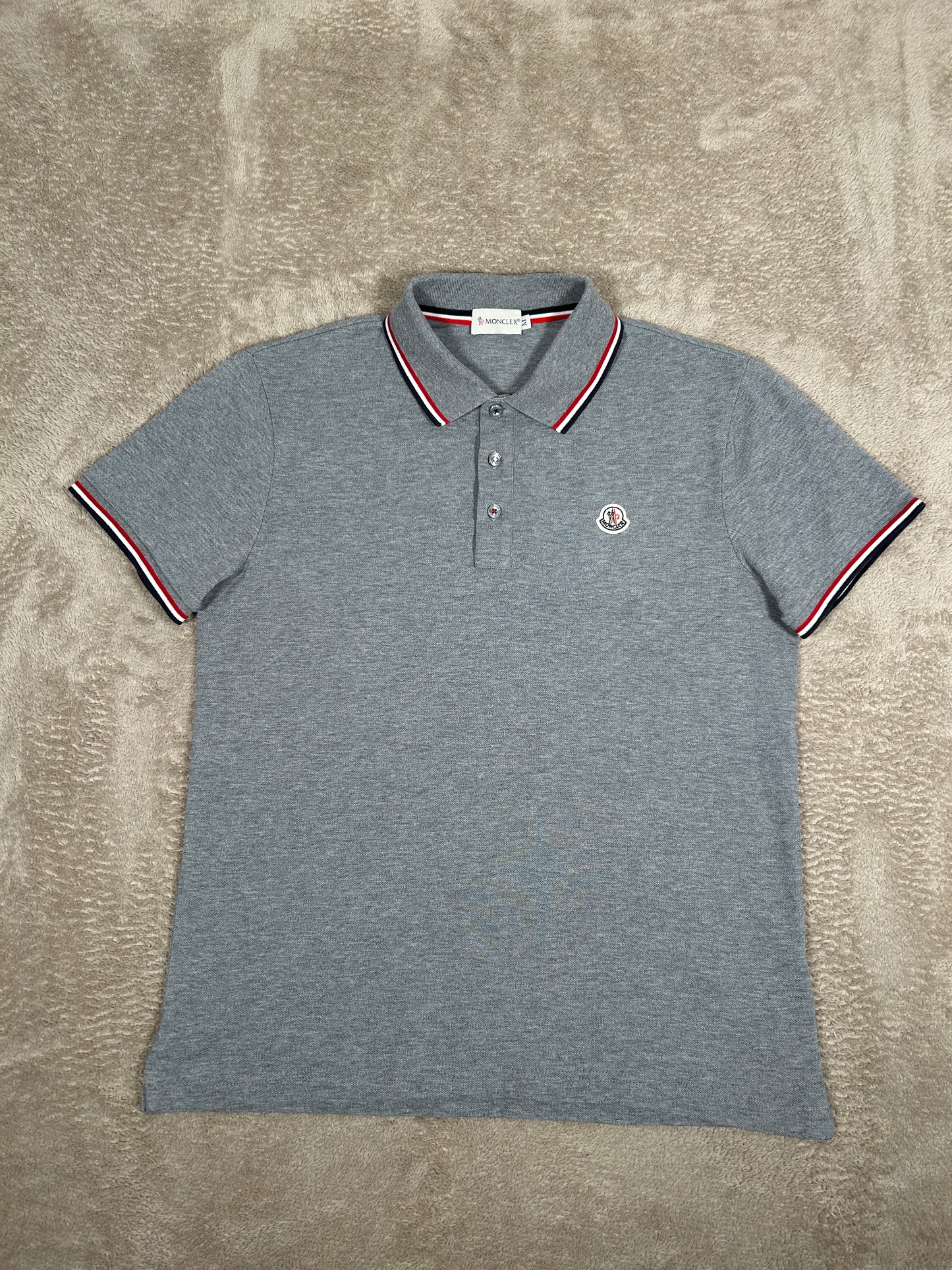 Moncler Tricolour Polo Shirt