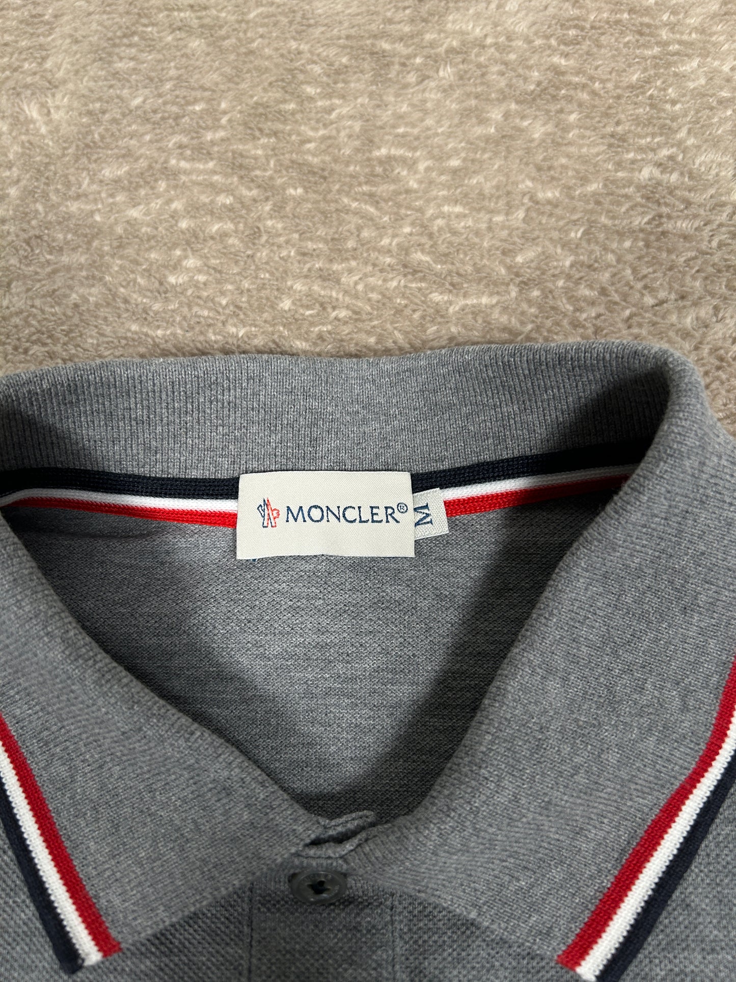 Moncler Tricolour Polo Shirt