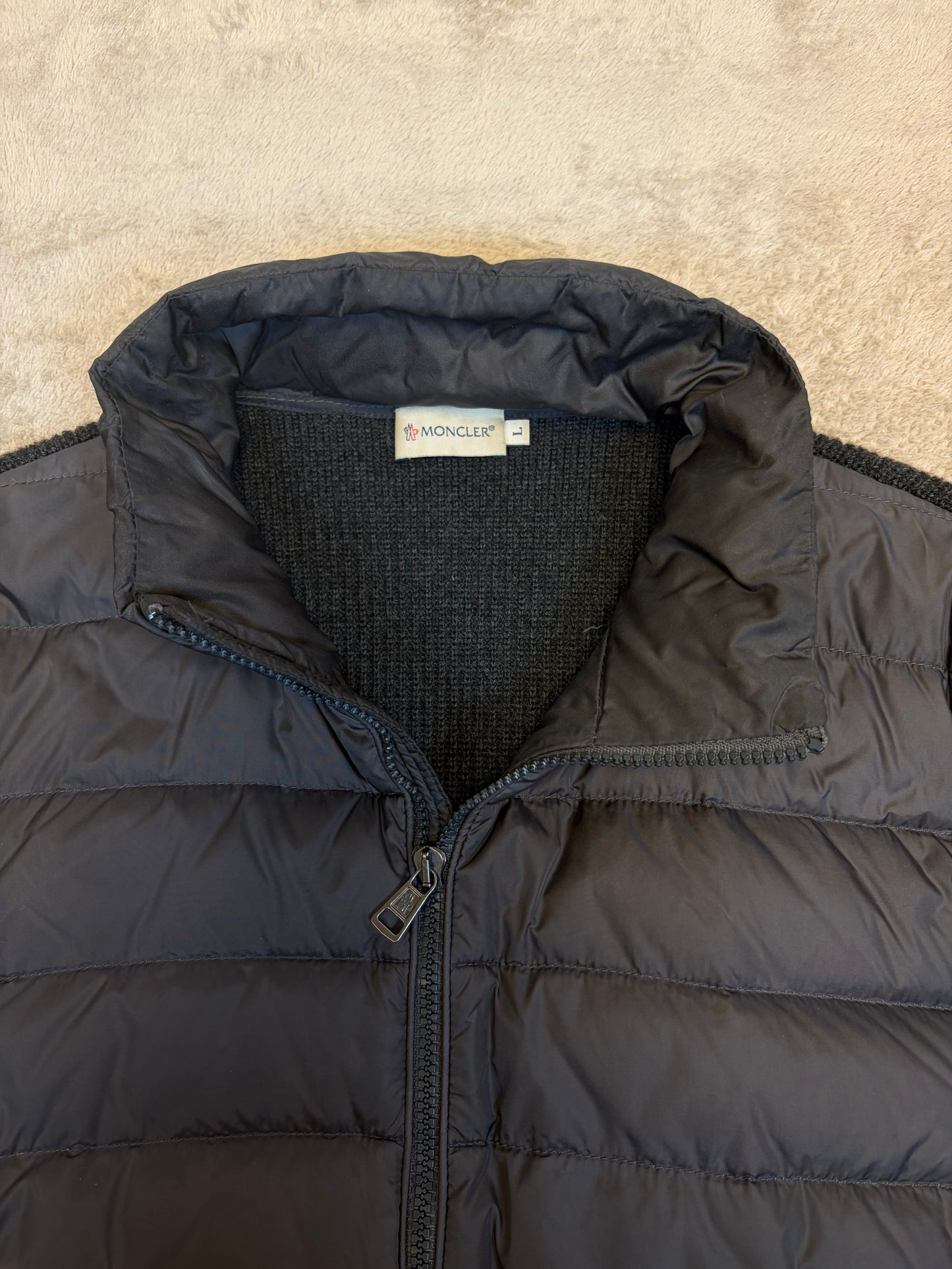 Moncler Down Cardigan (Fits M)