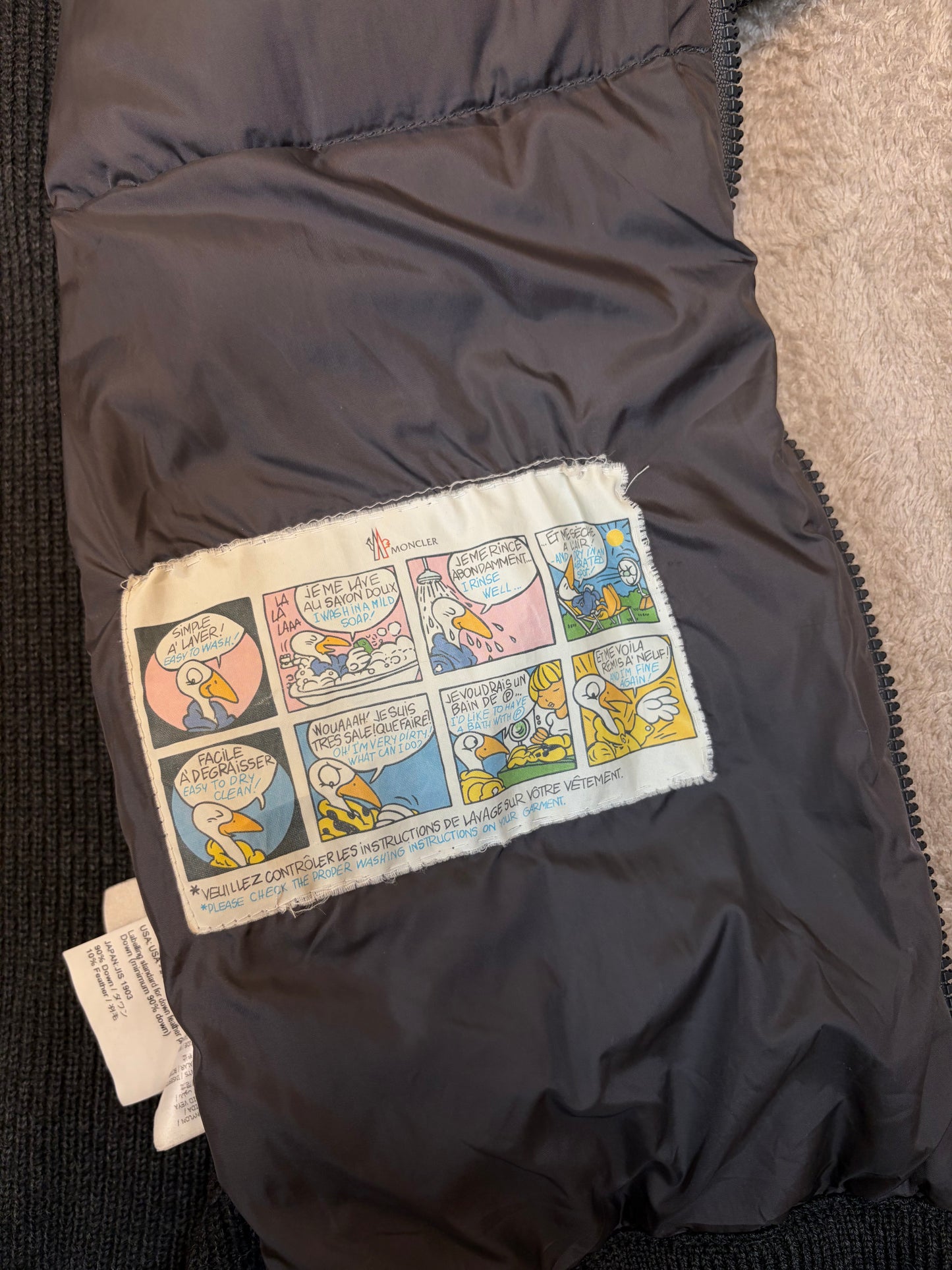 Moncler Down Cardigan (Fits M)