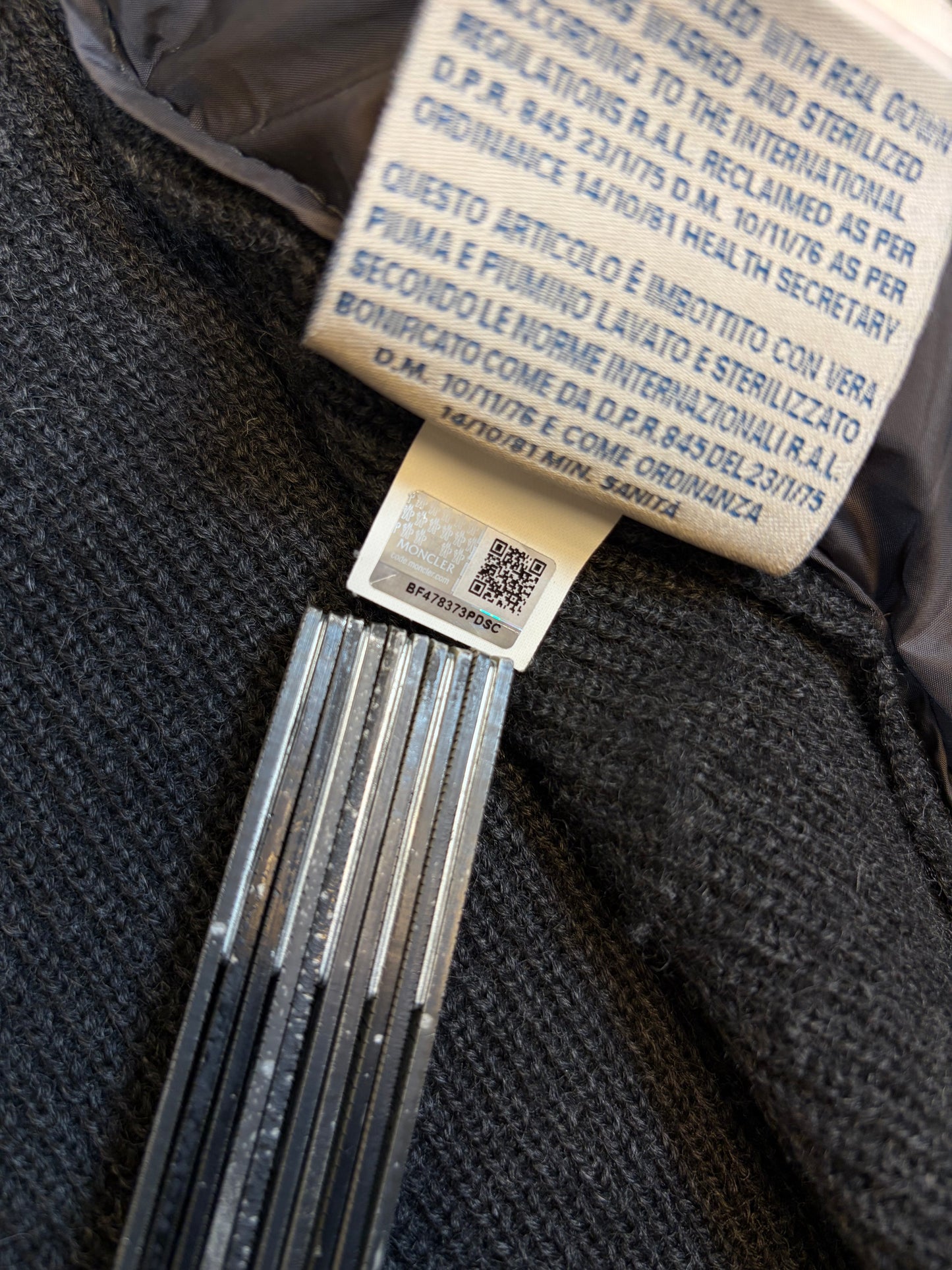 Moncler Down Cardigan (Fits M)