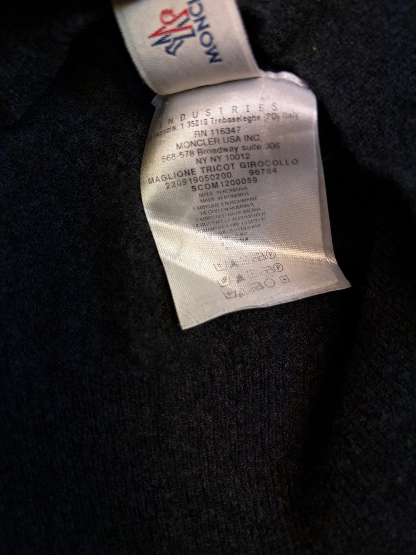 Moncler Wool Sweatshirt (fits XS