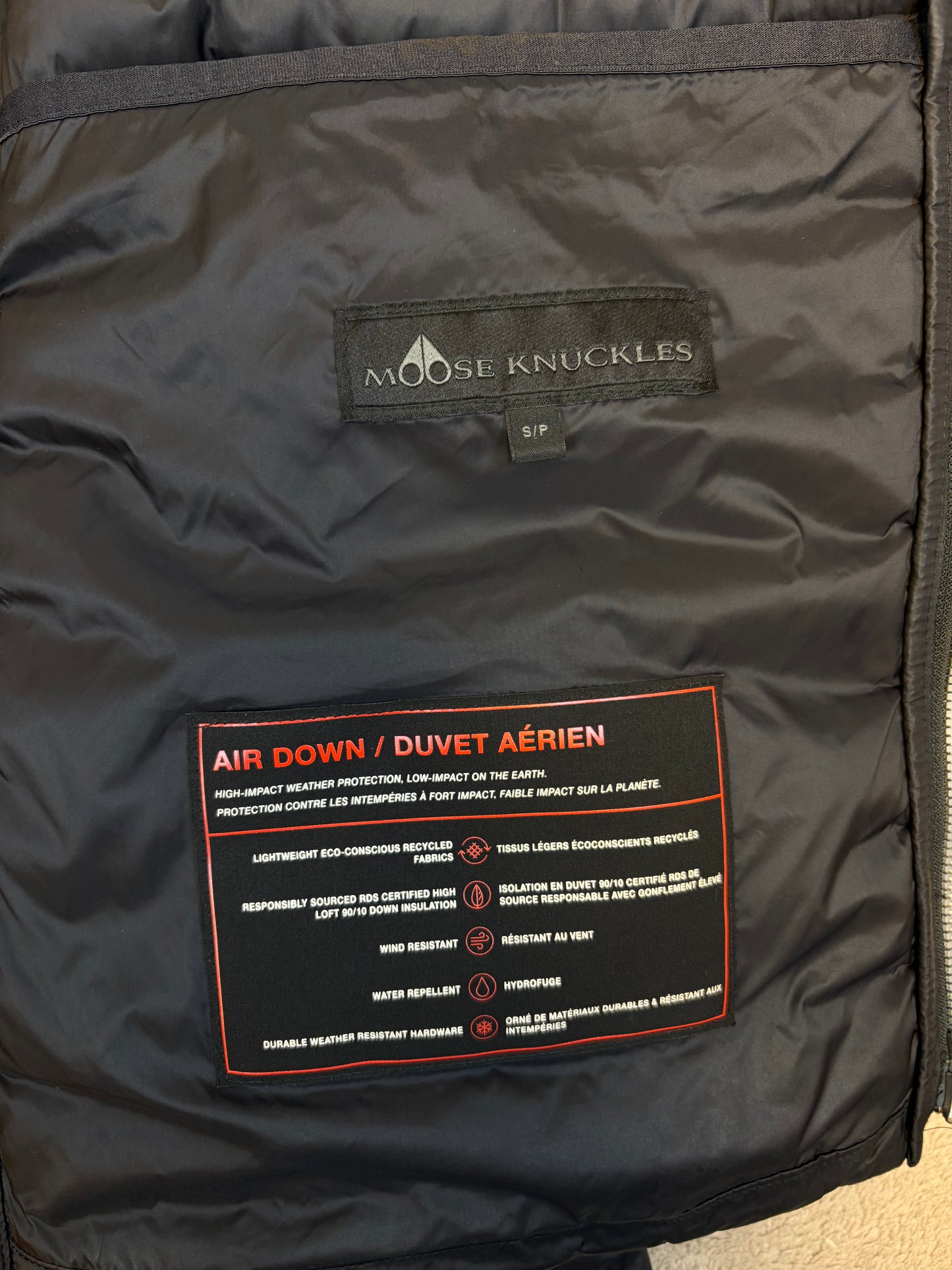 Moose Knuckles Hooded Vest (Fits M)