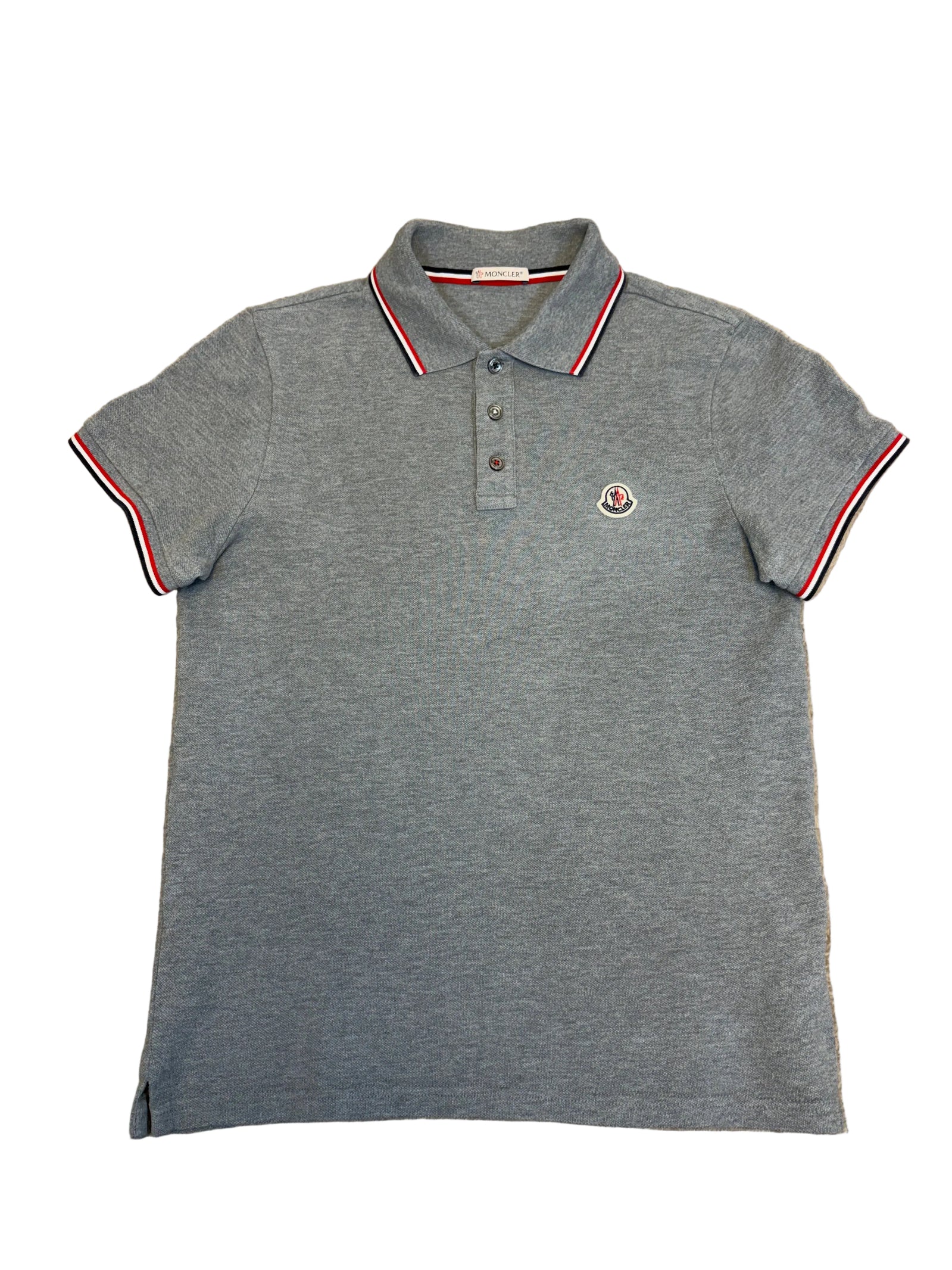 Moncler Tricolour Polo Shirt (Fits XS/S)