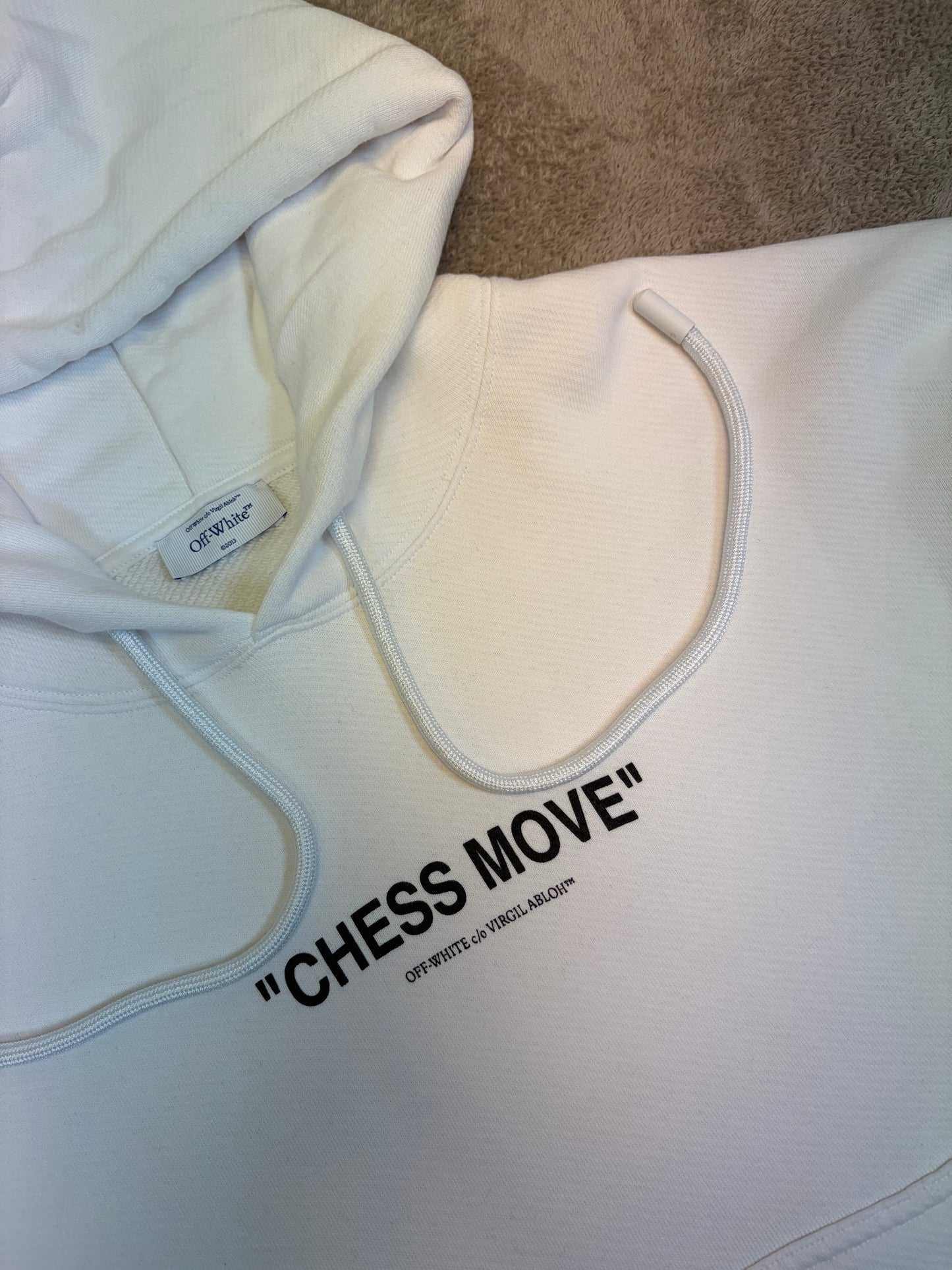 Off-White Chess Move Hoodie (Oversized)