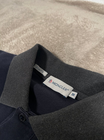 Moncler Long Sleeve Polo Shirt (Fits Small)
