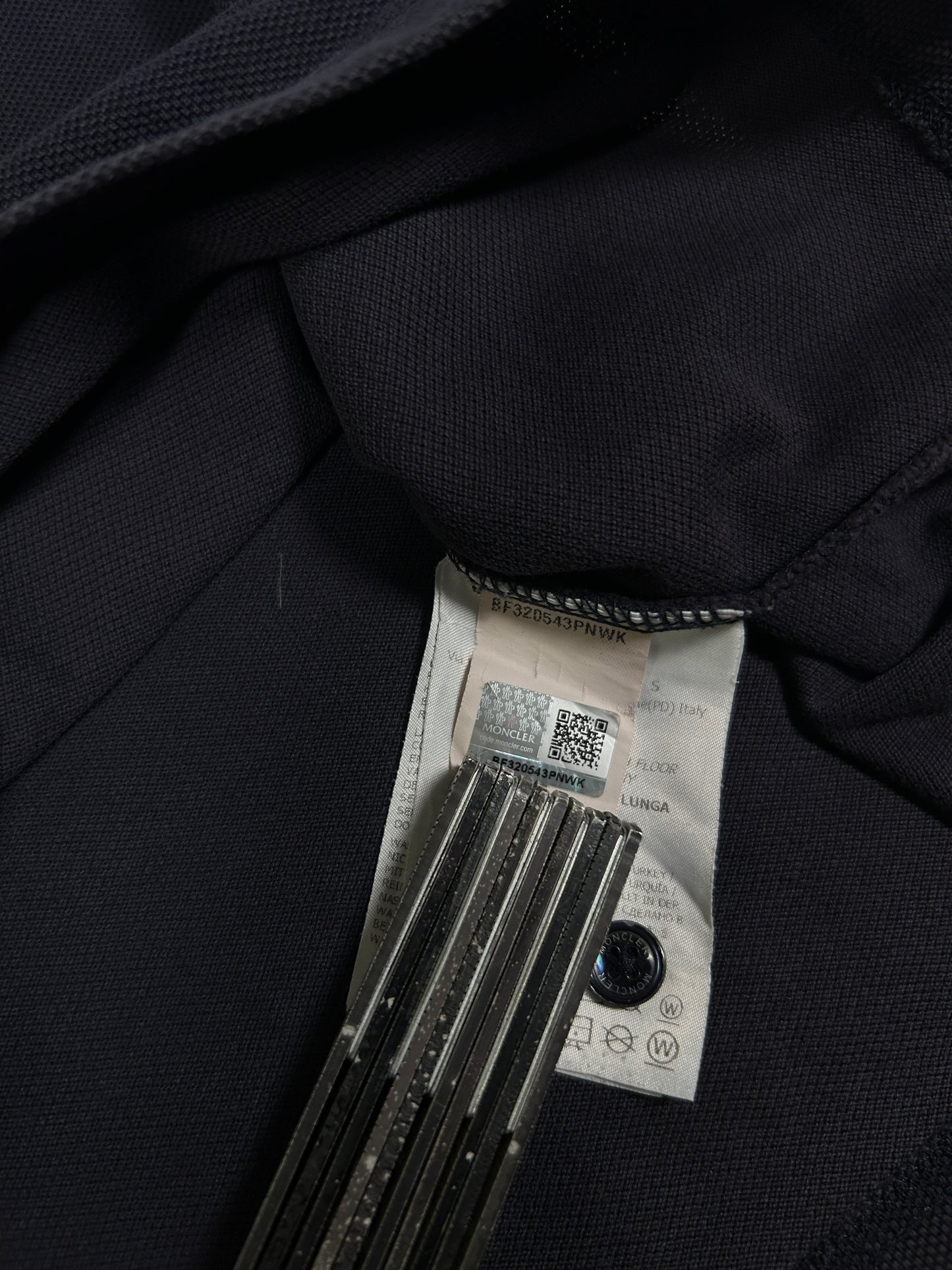 Moncler Long Sleeve Polo Shirt (Fits Small)