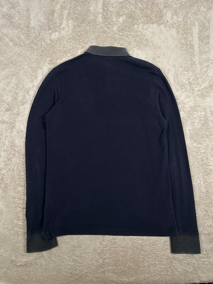 Moncler Long Sleeve Polo Shirt (Fits Small)
