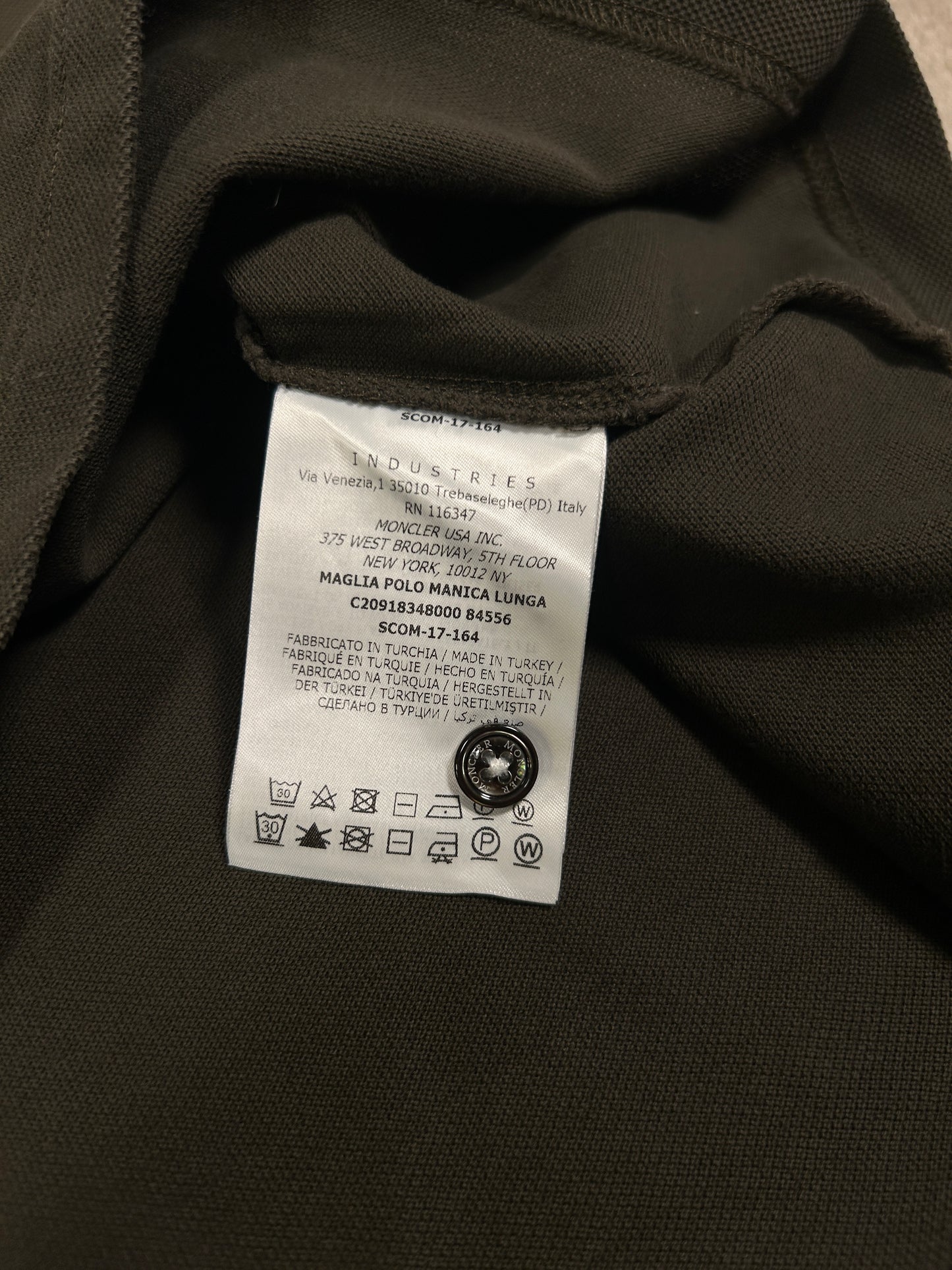 Moncler Long sleeve Polo Shirt Fits (XS-S)