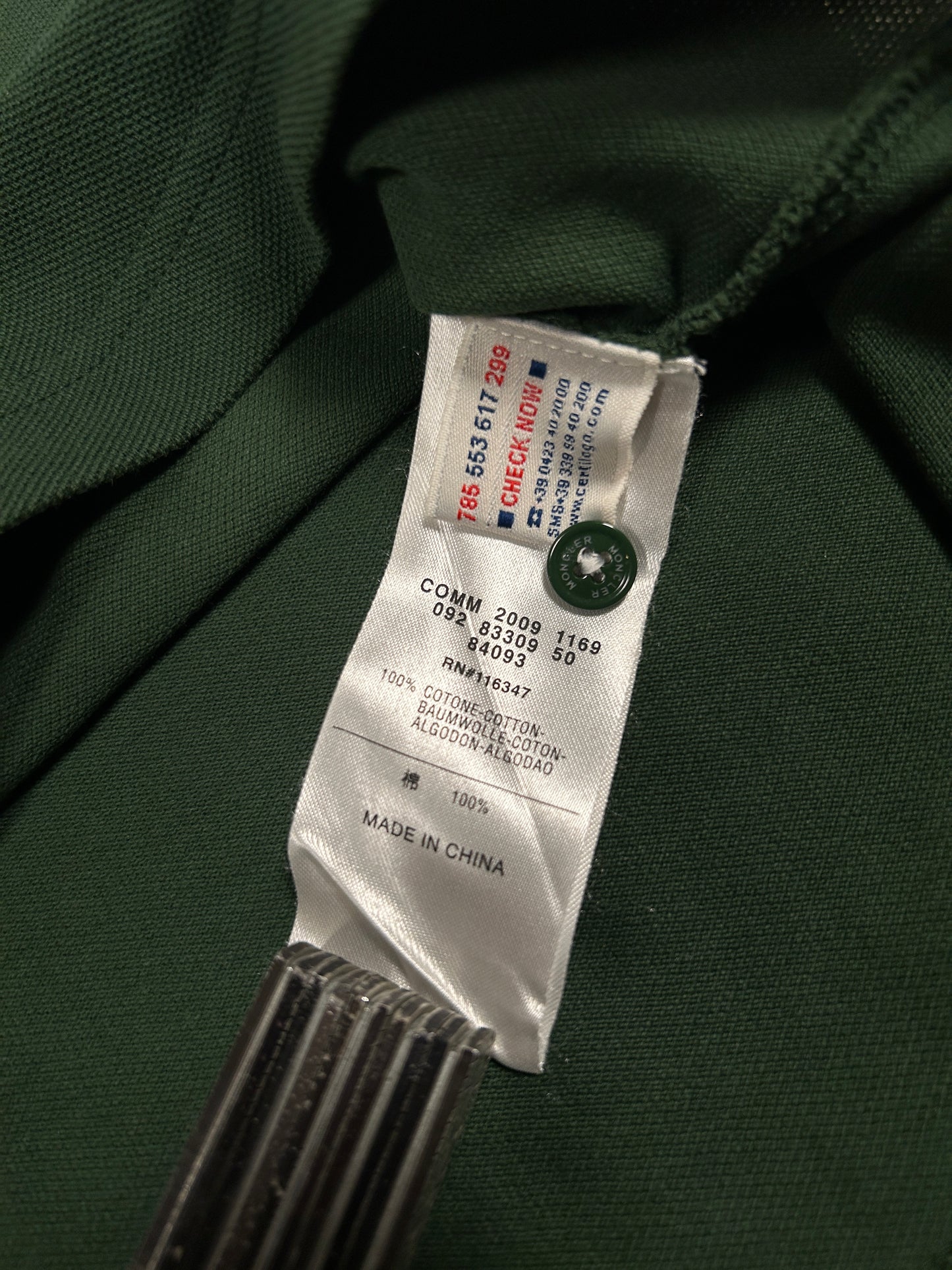 Moncler Polo Shirt - Fits XS