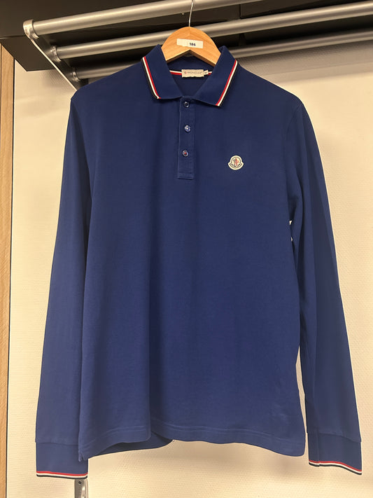 Moncler Tricolour Long sleeve Polo Shirt 186