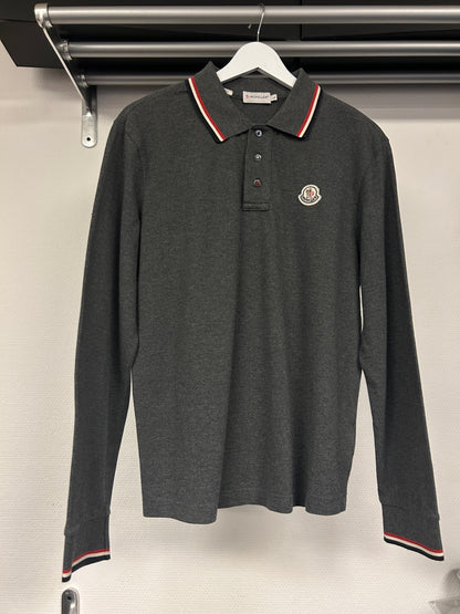 Moncler Tricolour Long sleeve Polo Shirt 187