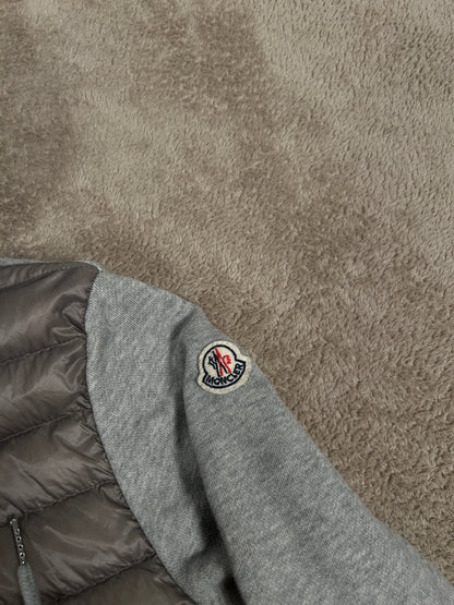 Moncler Hooded Down Cardigan (Fits Small)
