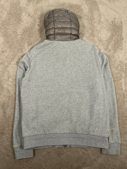 Moncler Hooded Down Cardigan (Fits Small)