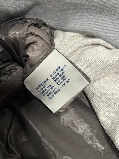 Moncler Hooded Down Cardigan (Fits Small)